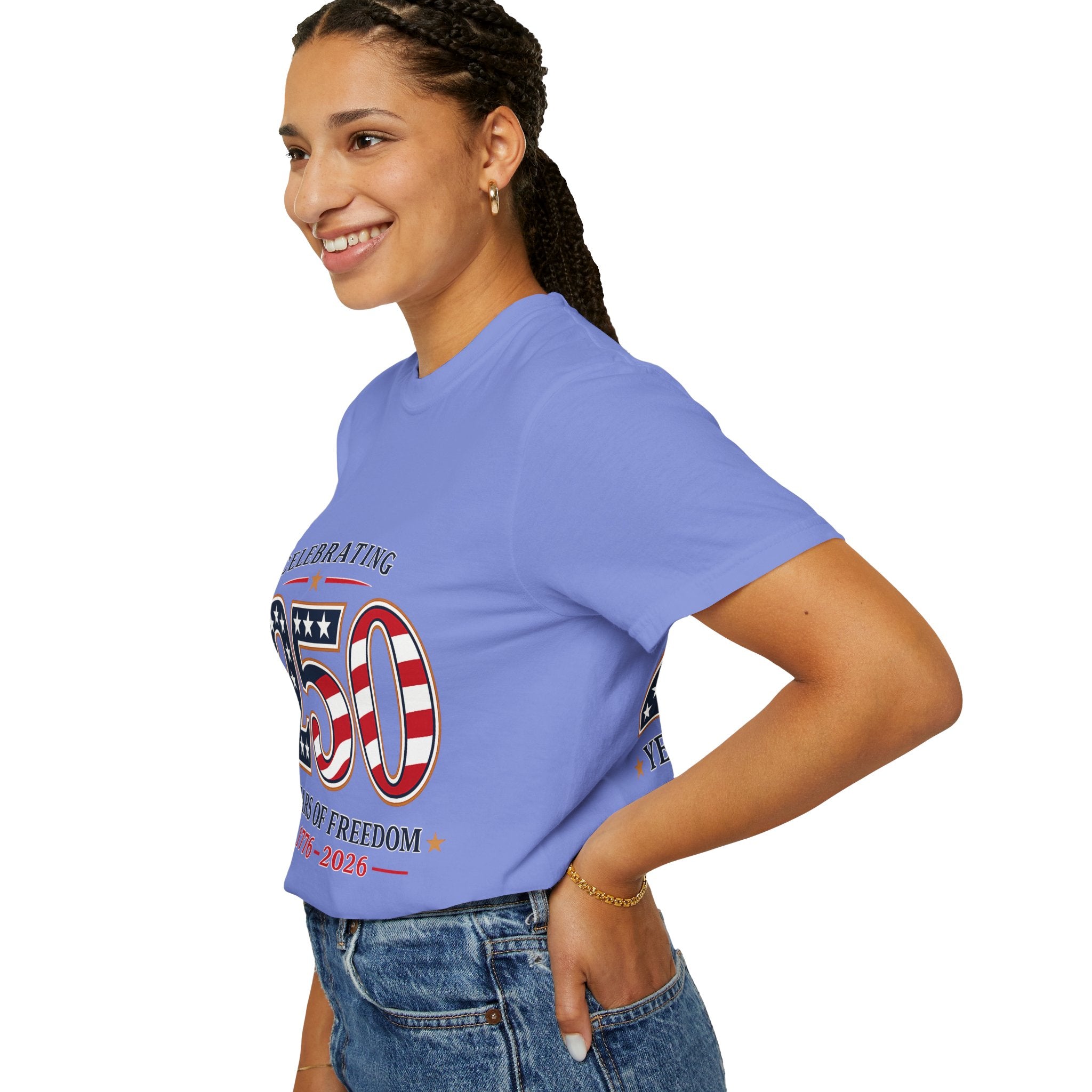 250 Years of Freedom 1776-2026 T-shirt | American Flag Patriotic Tee