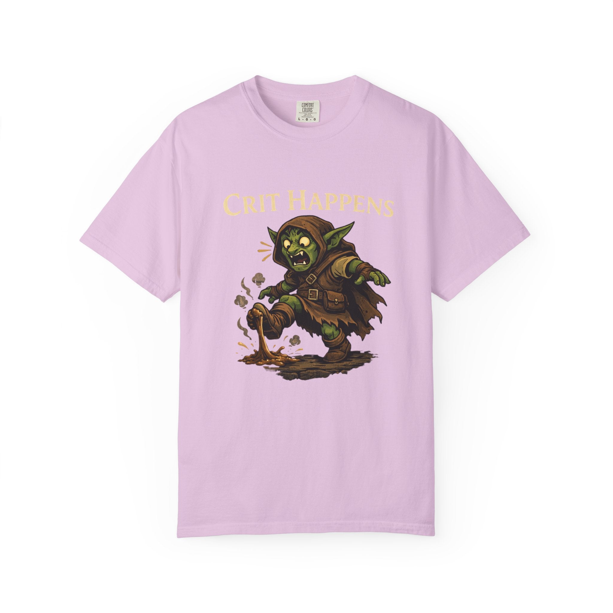 Crit Happens Goblin T-Shirt — Funny DnD Gaming Tee