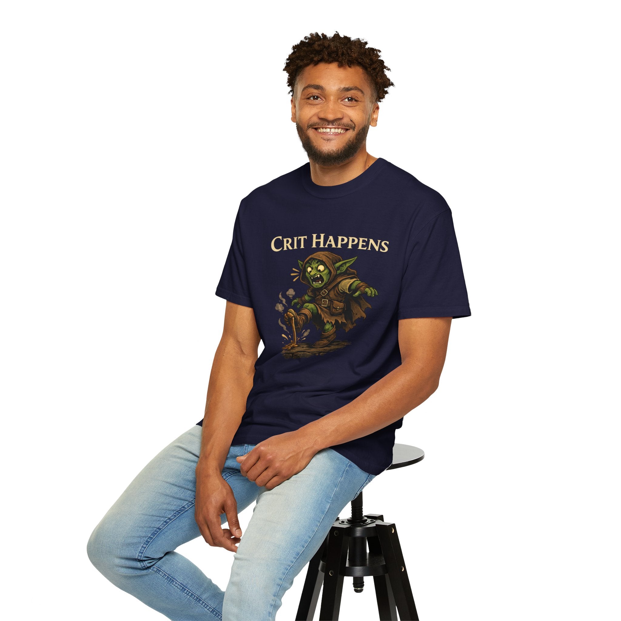 Crit Happens Goblin RPG T-Shirt