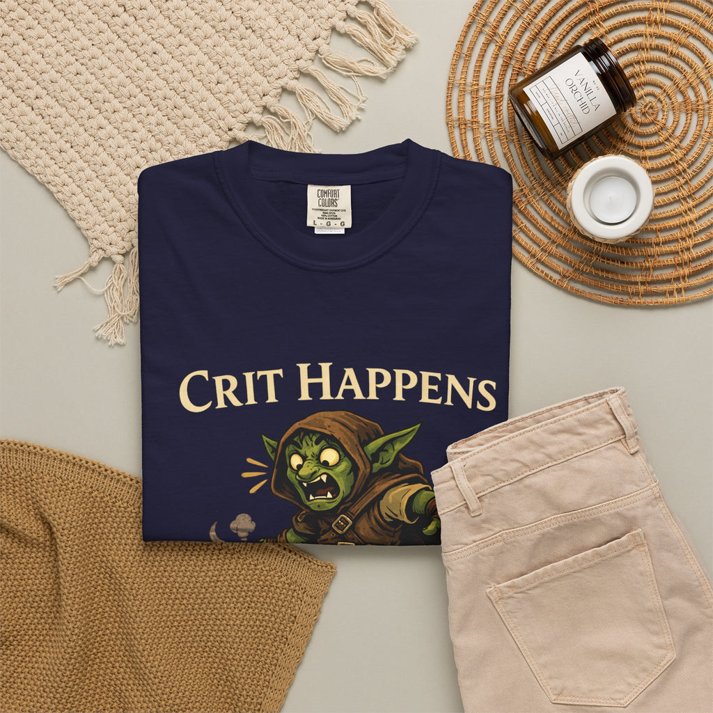 Crit Happens Goblin RPG T-Shirt