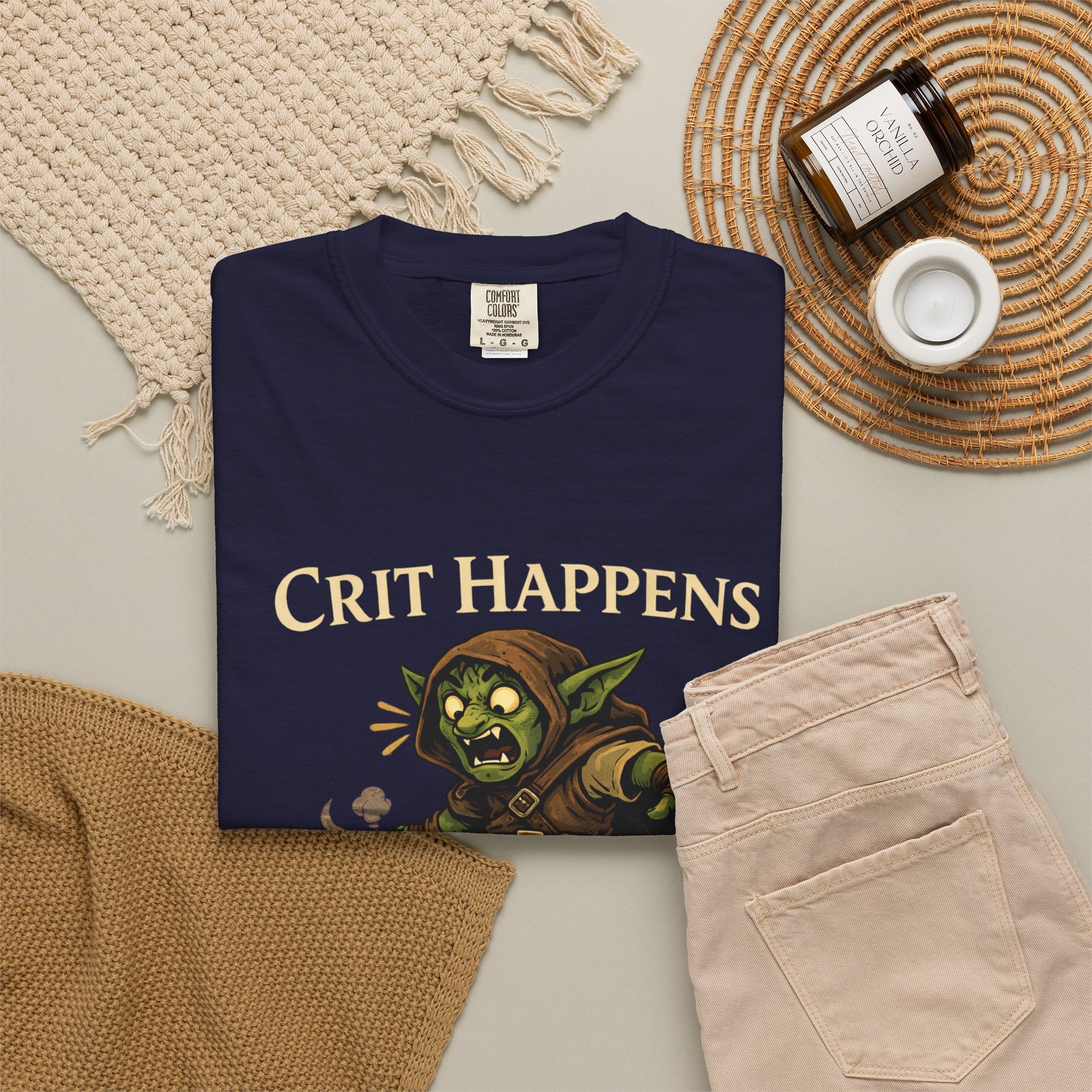 Crit Happens Goblin RPG T-Shirt