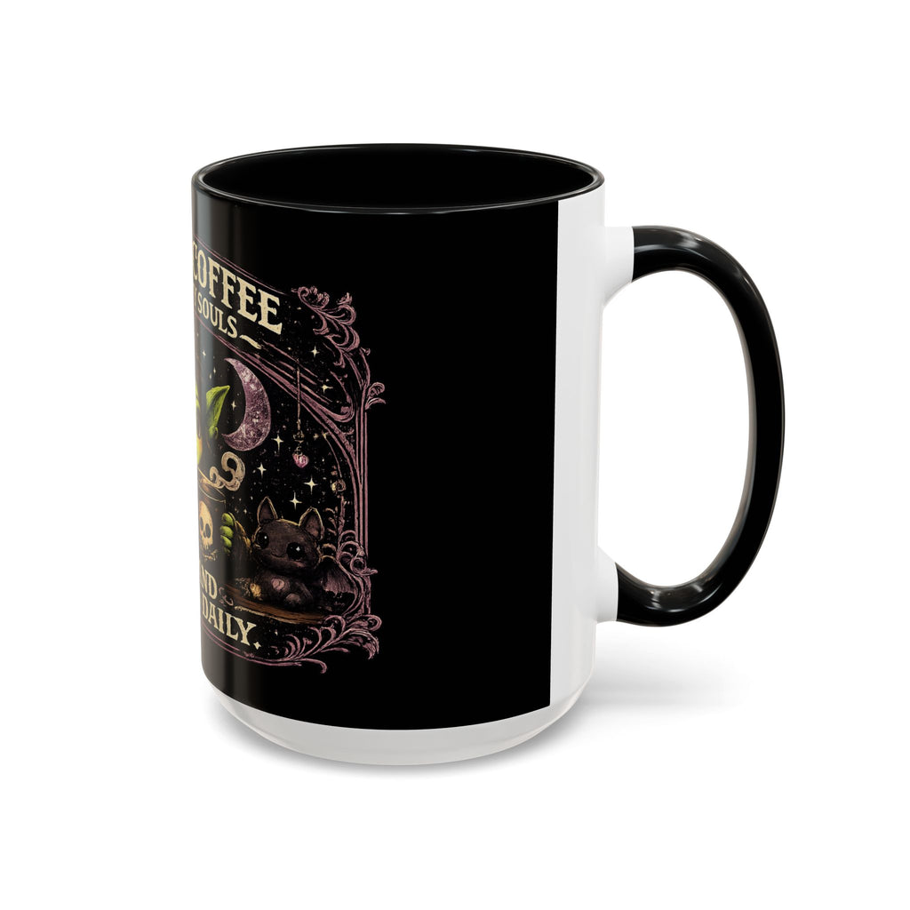 Like My Coffee Mug — "Like I Like My Souls: Dark and Consumed Daily" Goth Coffee Mug