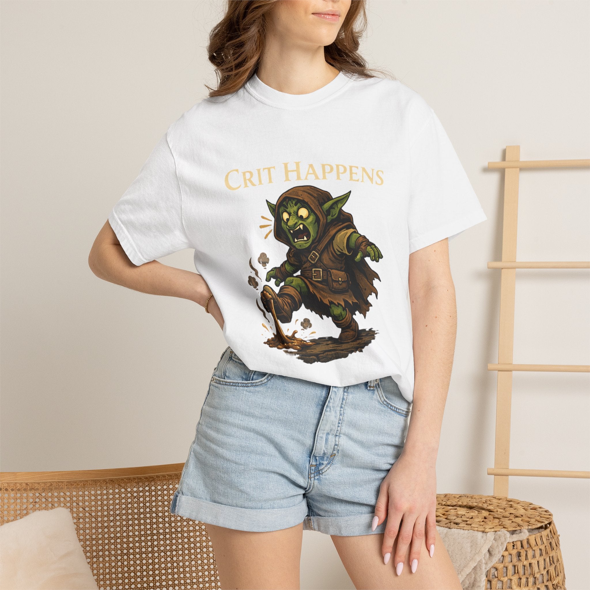 Crit Happens Goblin RPG T-Shirt