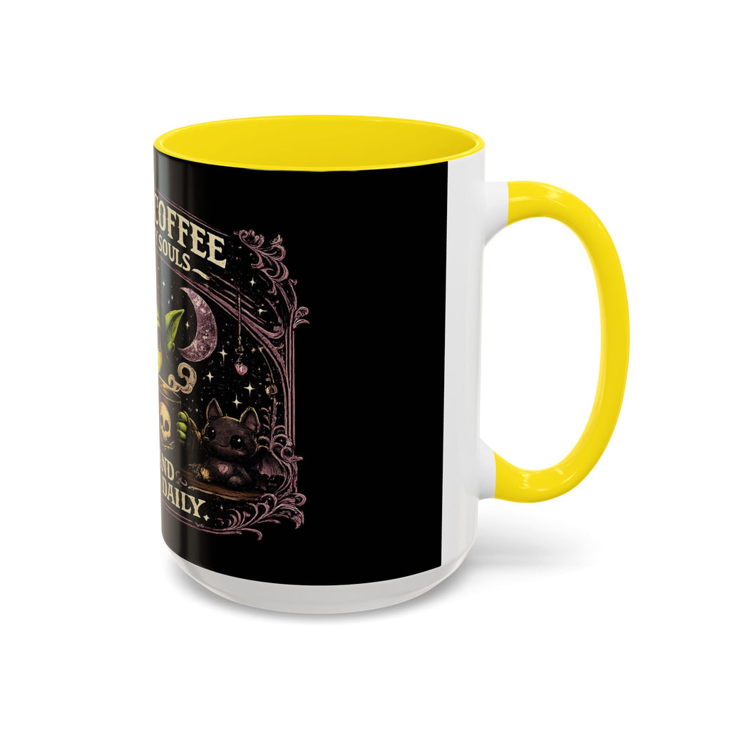 Like My Coffee Mug — "Like I Like My Souls: Dark and Consumed Daily" Goth Coffee Mug