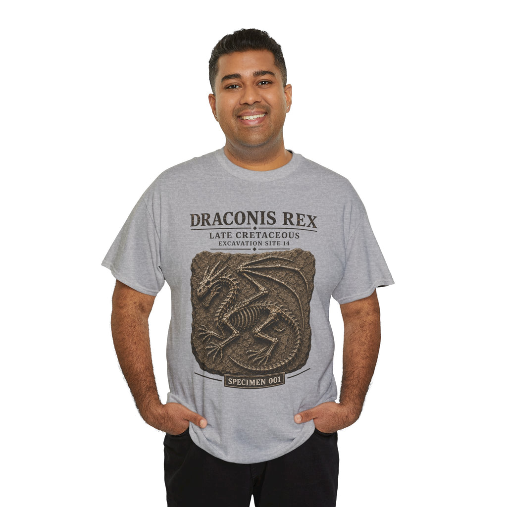 Draconis Rex Fossil T‑Shirt — Mythological Preservation Society Tee