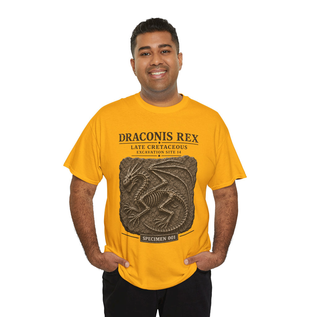 Draconis Rex Fossil T‑Shirt — Mythological Preservation Society Tee