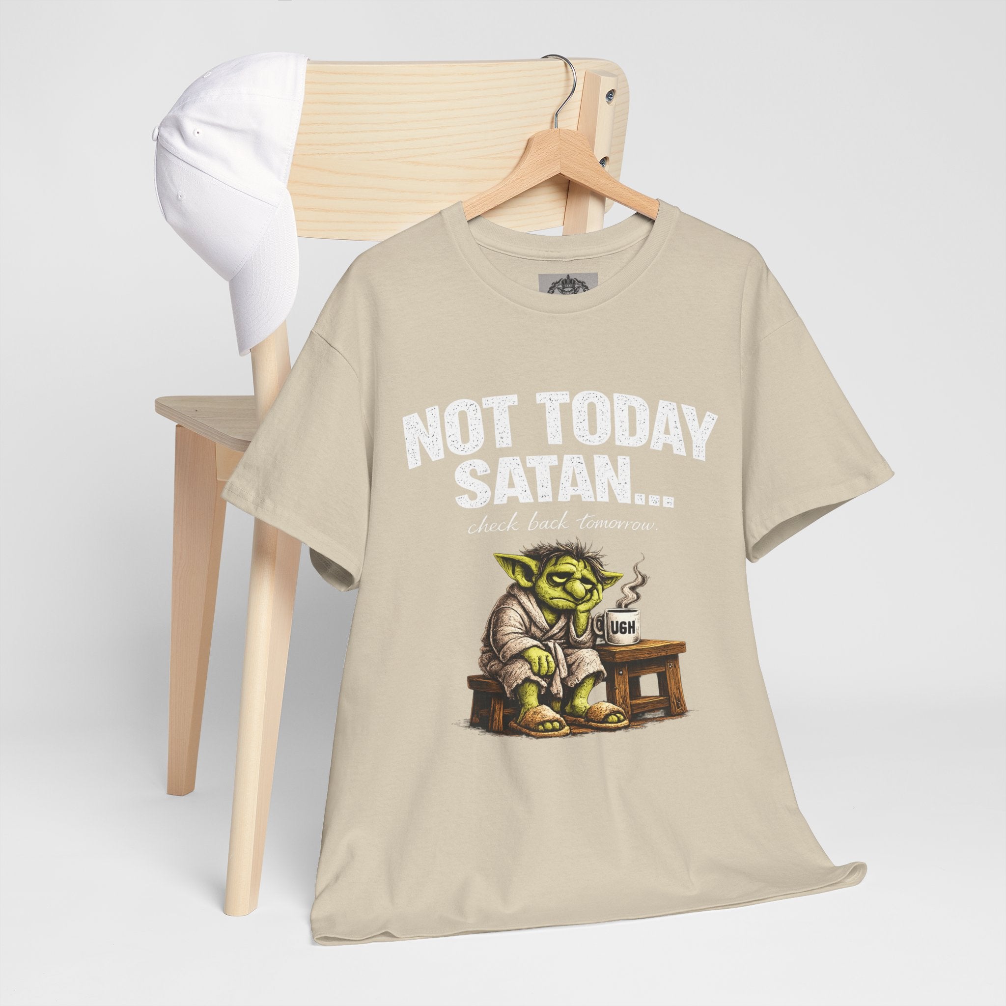 Not Today Satan Goblin Tee | Funny T-Shirt