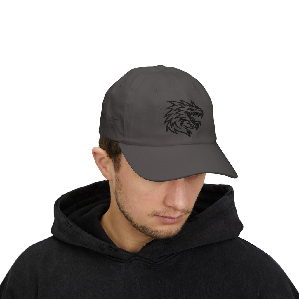 Dragon Head Dad Cap — Embroidered Streetwear Baseball Hat