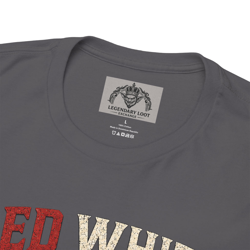Red White & Loot Goblin Illustration Tee | Patriotic Fourth of July Shirt