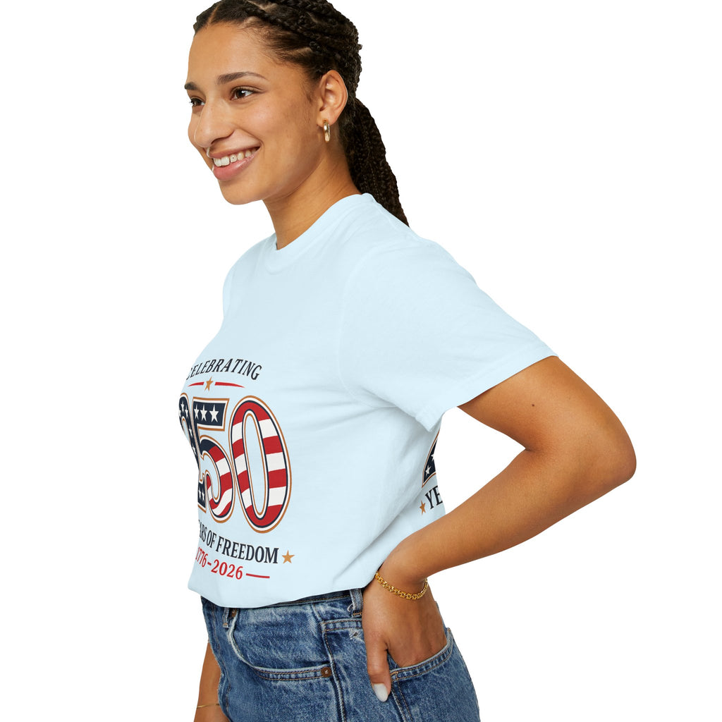 250 Years of Freedom 1776-2026 T-shirt | American Flag Patriotic Tee