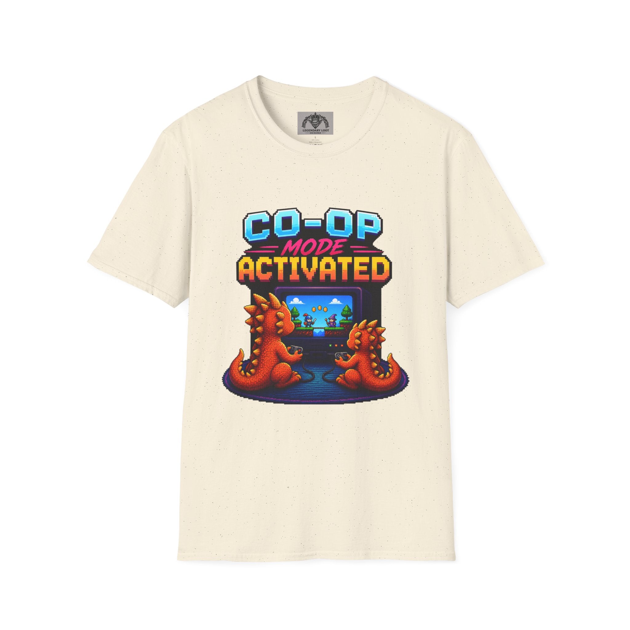 Co-Op Mode Activated Shirt | Gamer Dad Fathers Day Shirt | Retro Gaming Tee