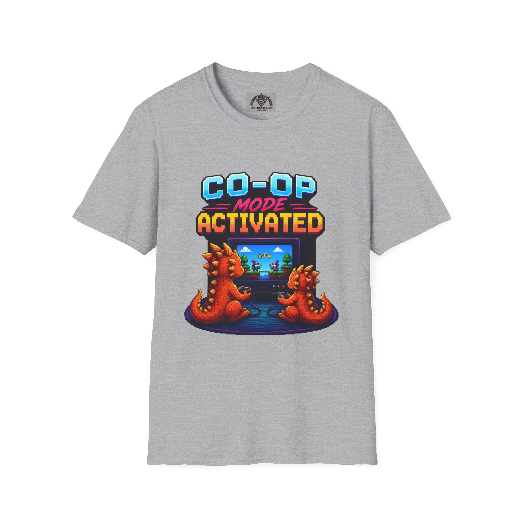 Co-Op Mode Activated Shirt | Gamer Dad Fathers Day Shirt | Retro Gaming Tee