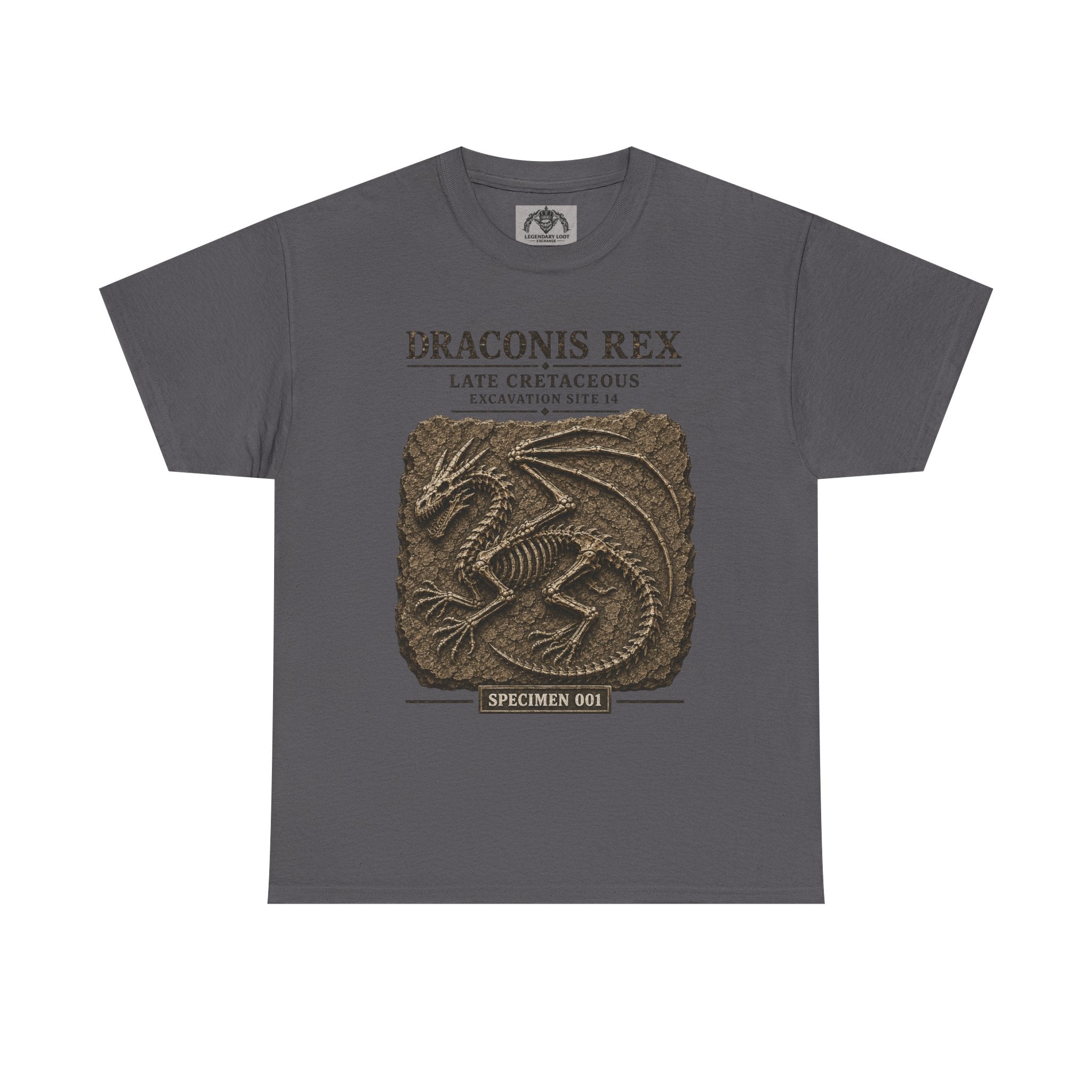 Draconis Rex Fossil T‑Shirt — Mythological Preservation Society Tee