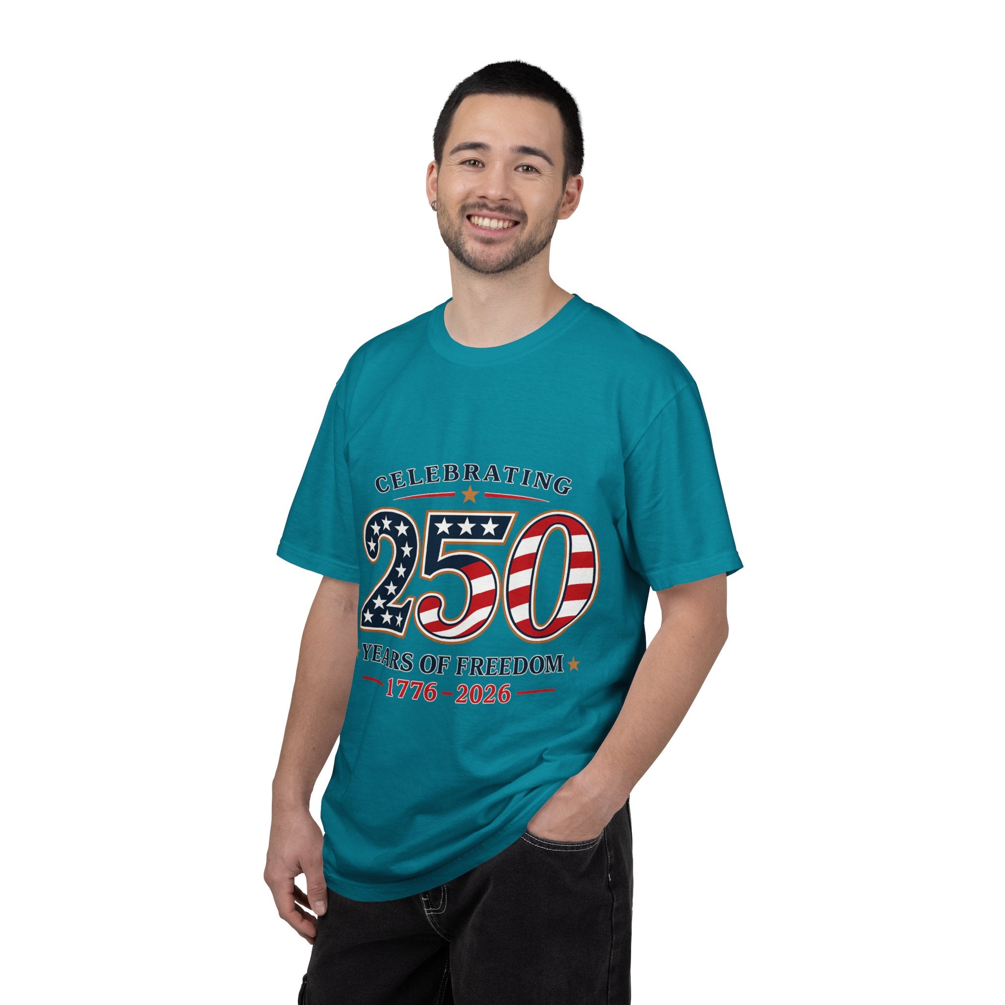 250 Years of Freedom 1776-2026 T-shirt | American Flag Patriotic Tee