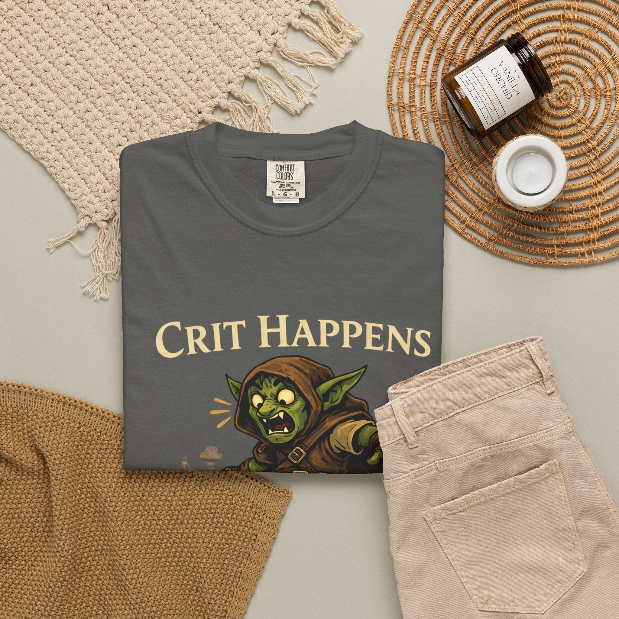 Crit Happens Goblin RPG T-Shirt