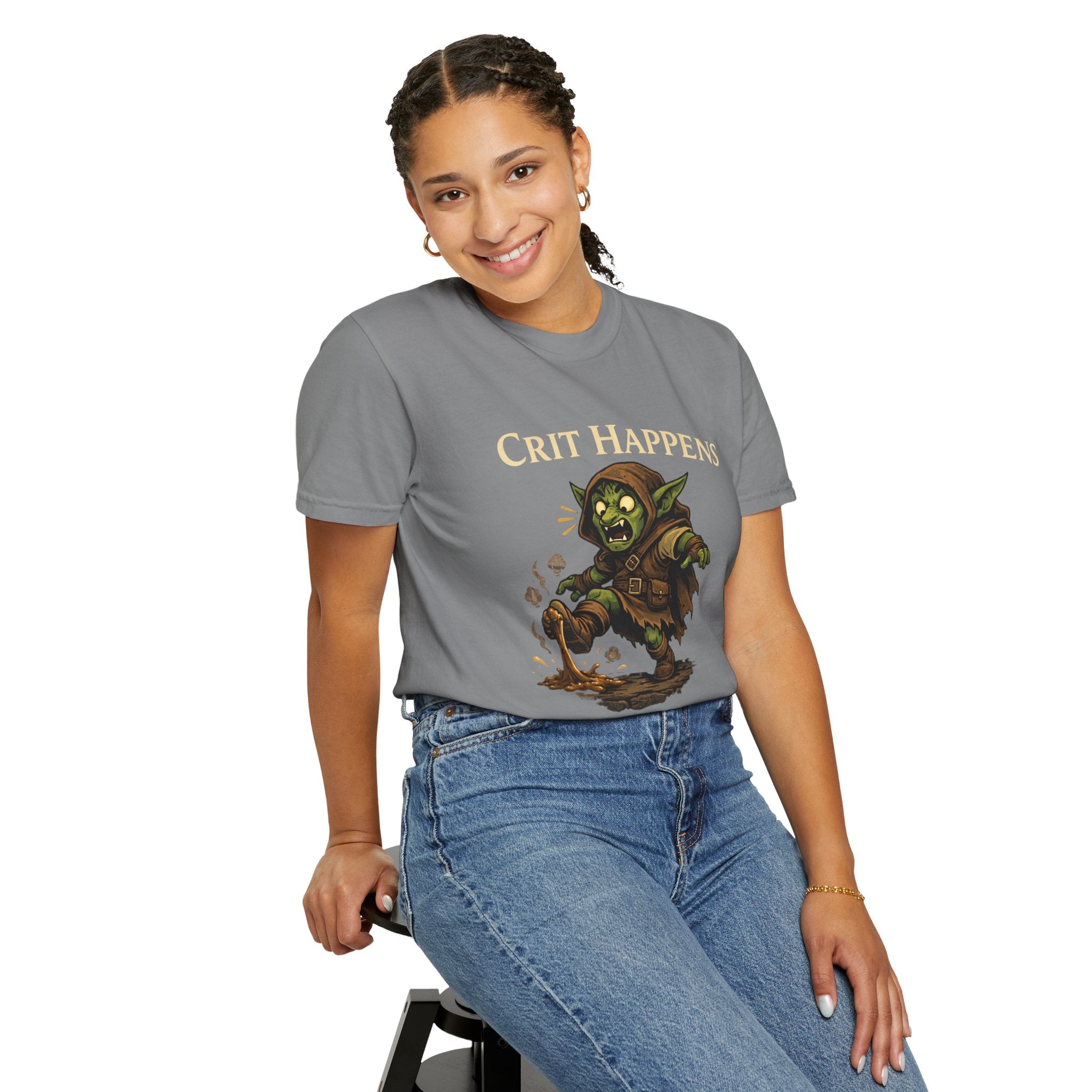 Crit Happens Goblin RPG T-Shirt