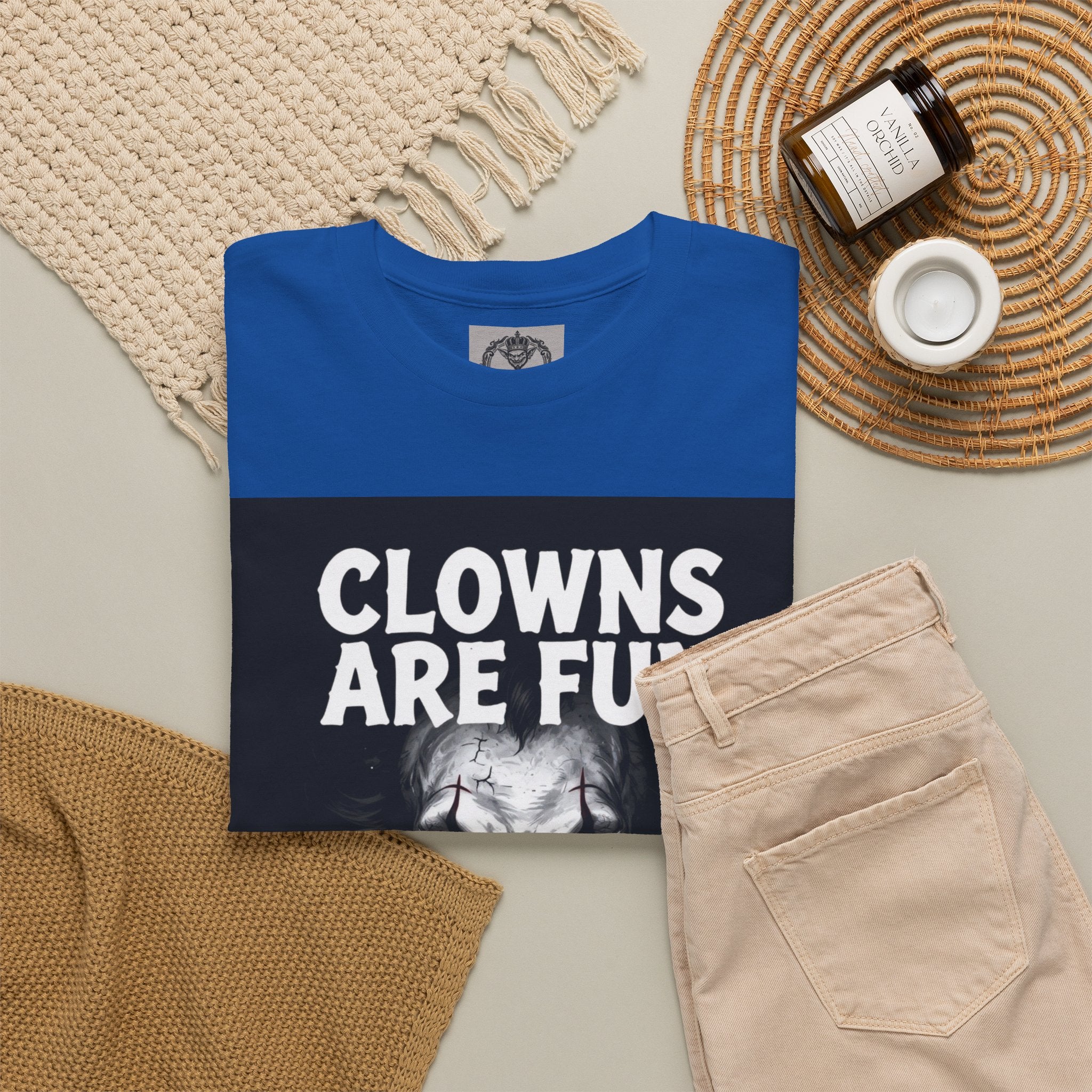 Creepy Clown T-Shirt — "Clowns Are Fun Until They're Not" Horror Tee