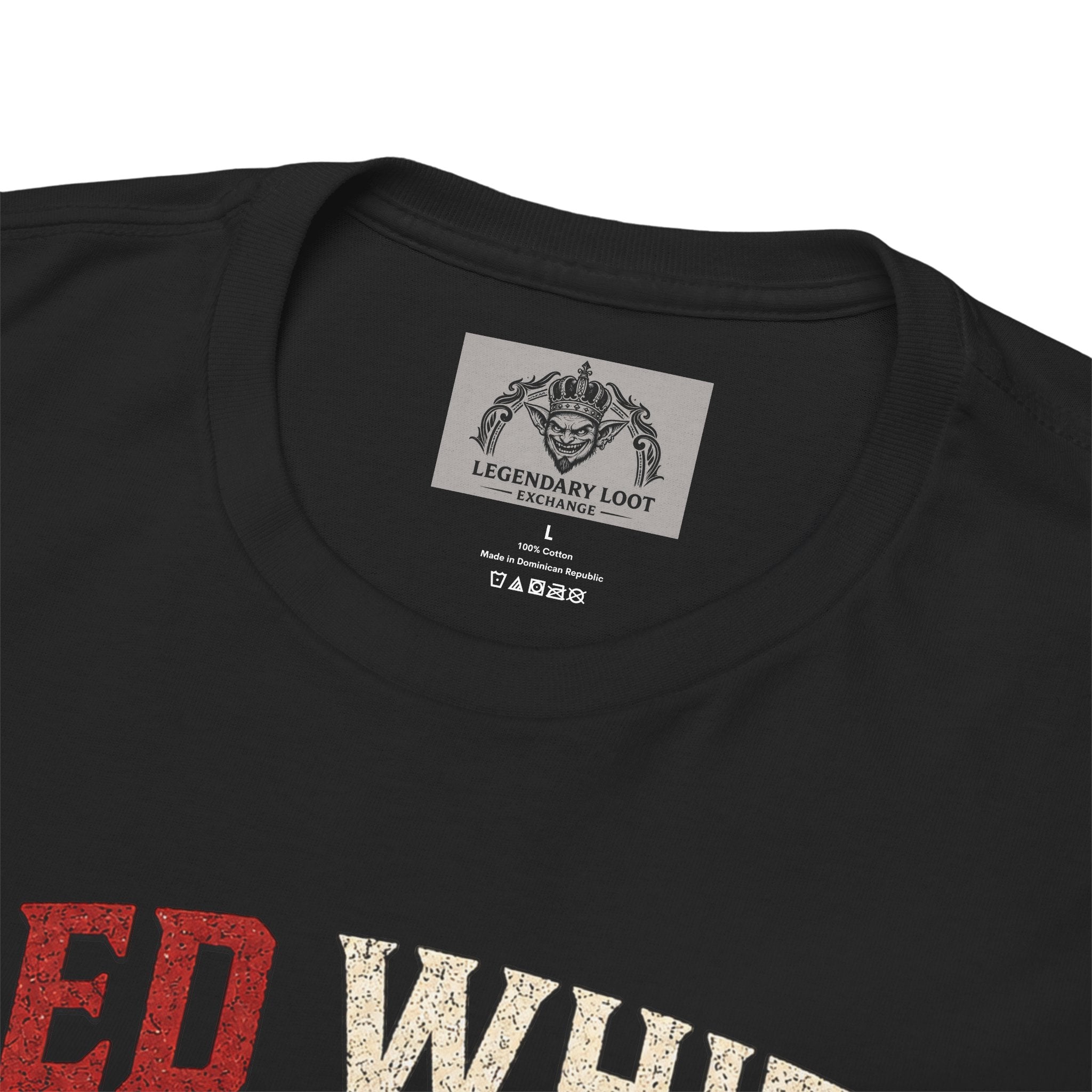 Red White & Loot Goblin Illustration Tee | Patriotic Fourth of July Shirt
