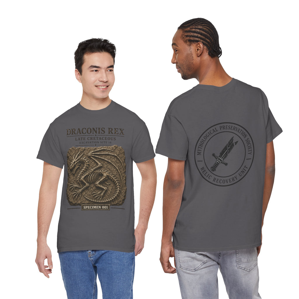 Draconis Rex Fossil T‑Shirt — Mythological Preservation Society Tee