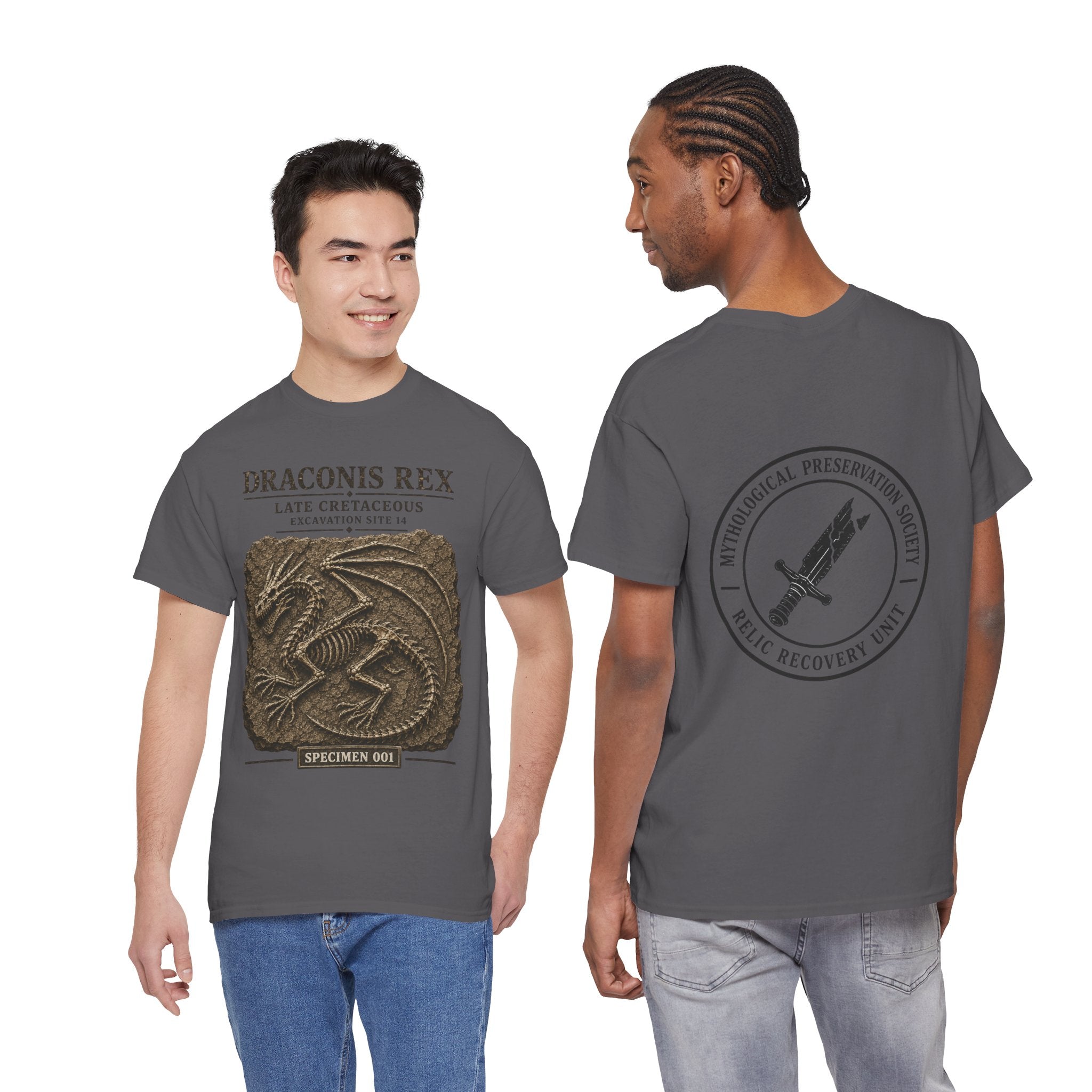 Draconis Rex Fossil T‑Shirt — Mythological Preservation Society Tee