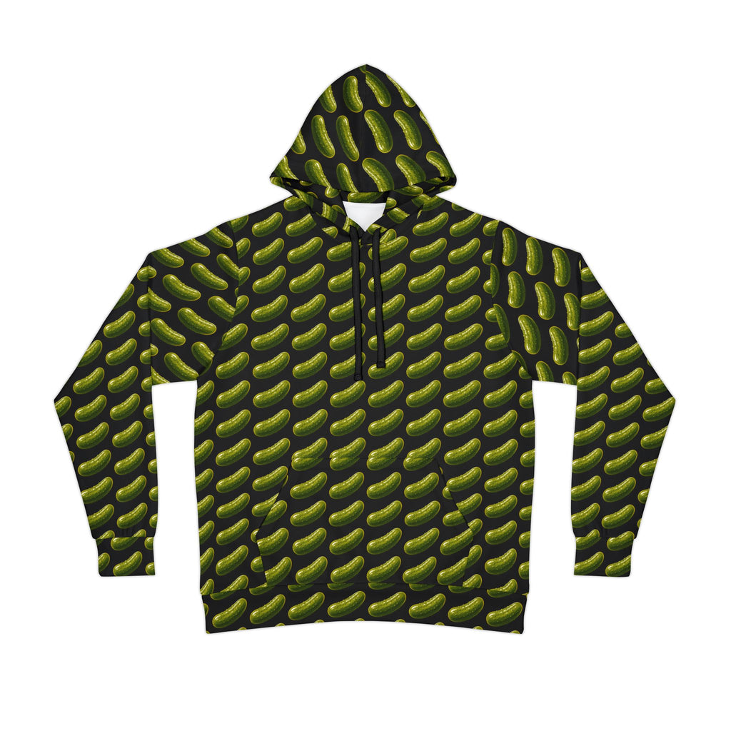 Pickle Pattern Hoodie | All-Over Print Pickle Repeat Design
