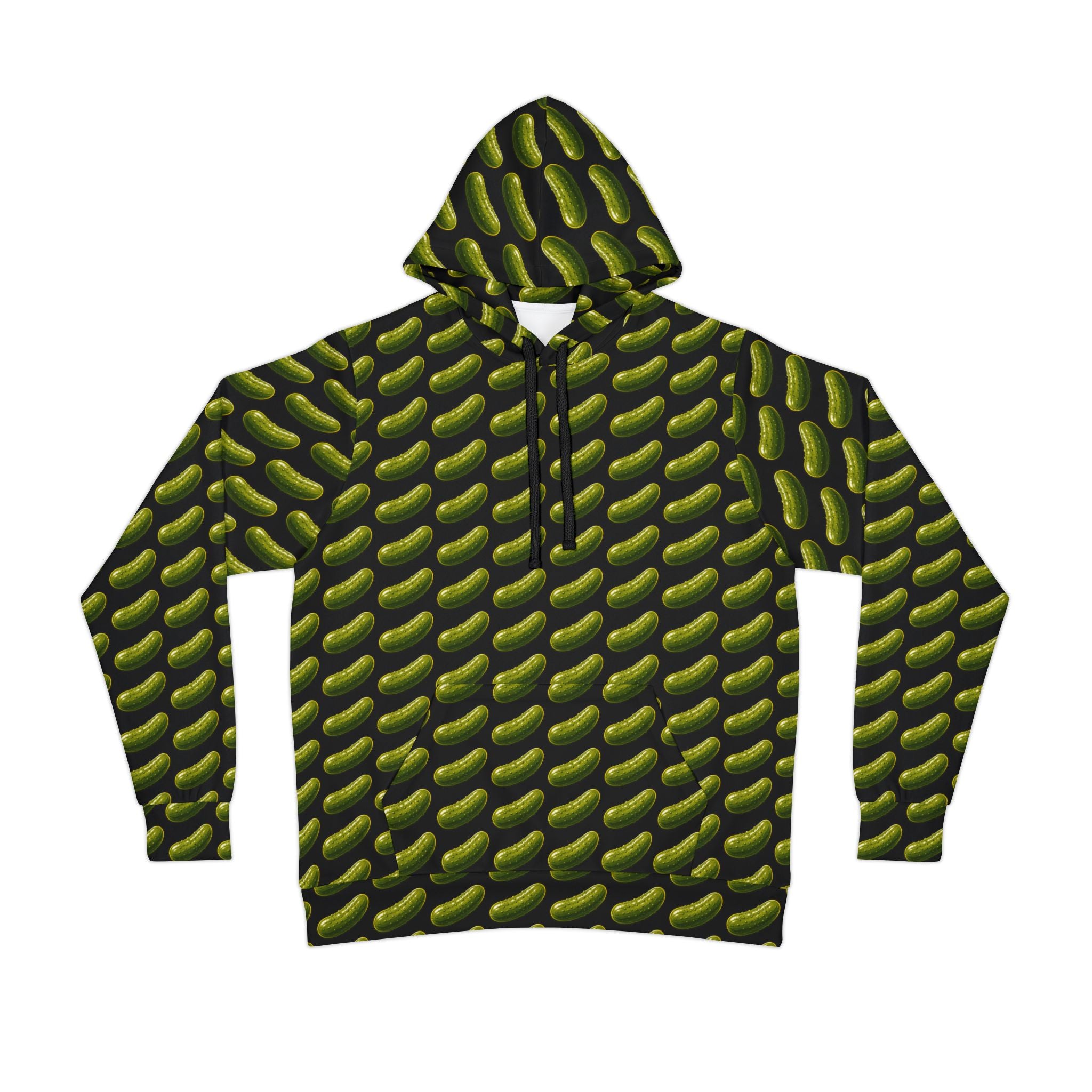 Pickle Pattern Hoodie | All-Over Print Pickle Repeat Design