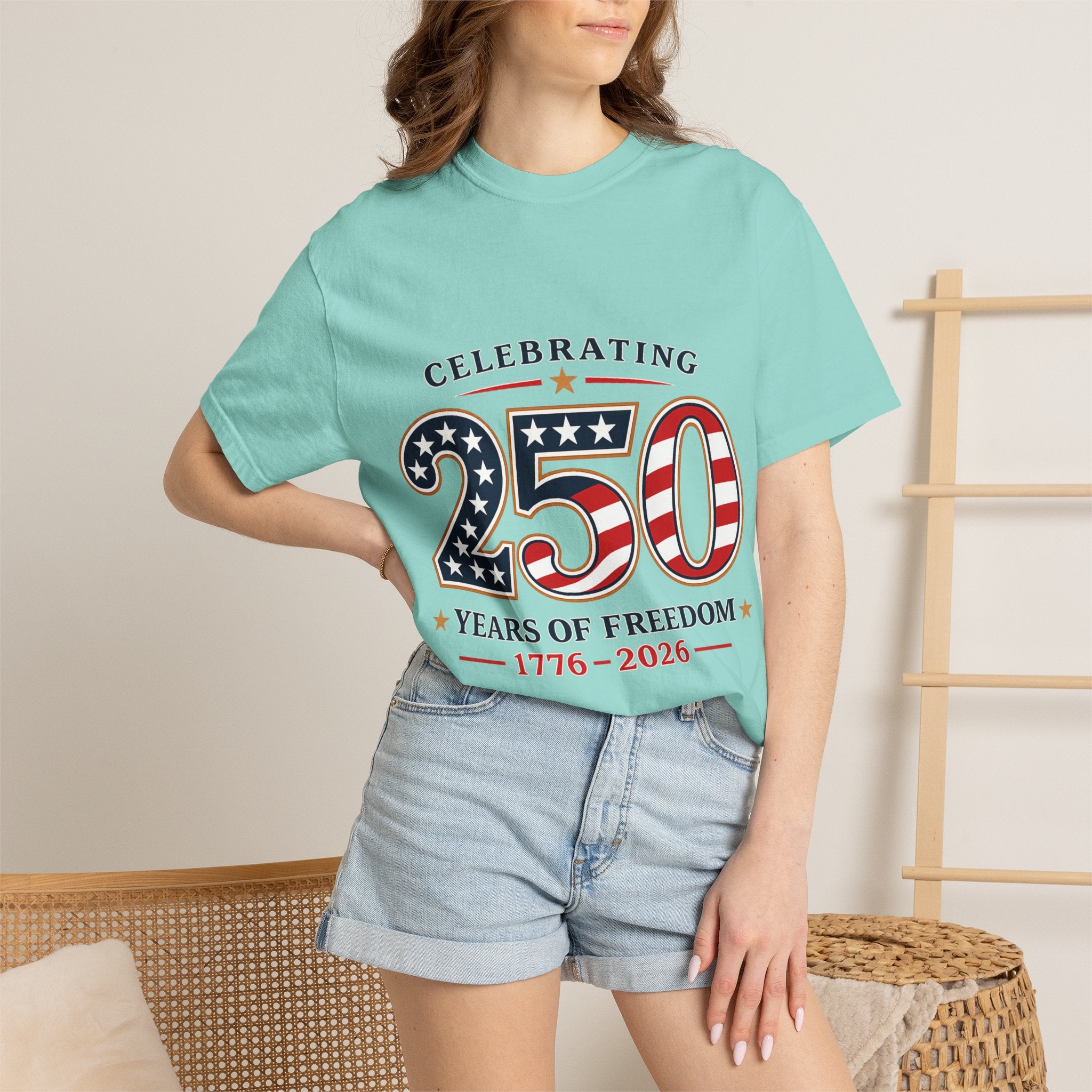 250 Years of Freedom 1776-2026 T-shirt | American Flag Patriotic Tee