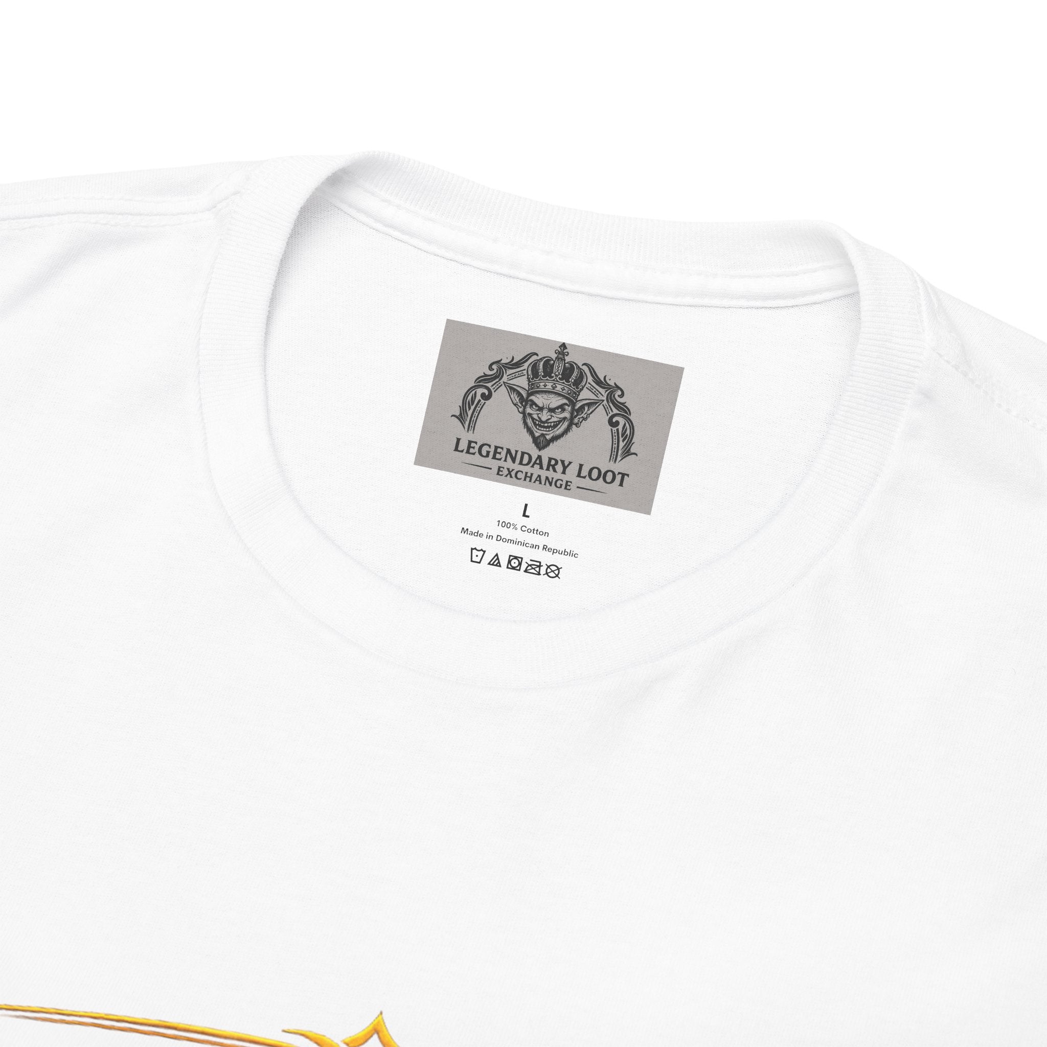 Critically Awesome Dad T‑Shirt – Gold D20 Gaming Father Tee (Father’s Day, Gamer Dad Gift)