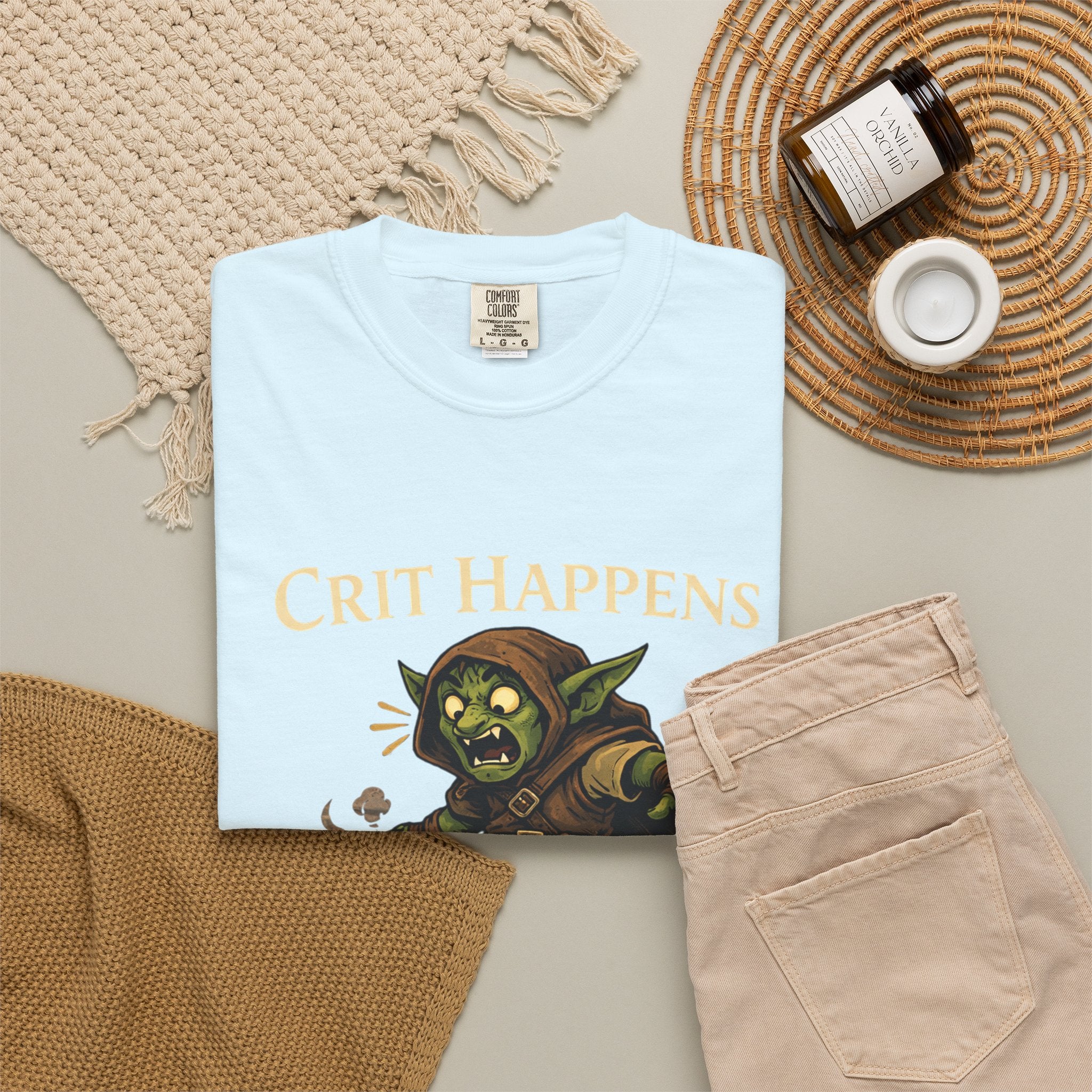 Crit Happens Goblin RPG T-Shirt