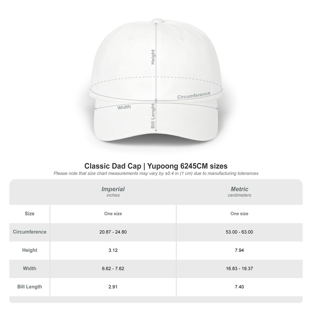 Golden Griffin Embroidered Cap | White Classic Dad Cap