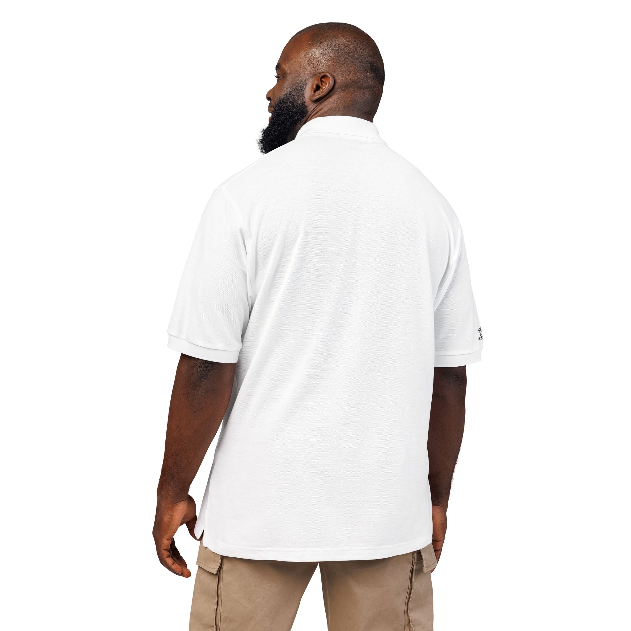 Embroidered Dragon Crest Polo Shirt — Men's Casual Golf & Workwear