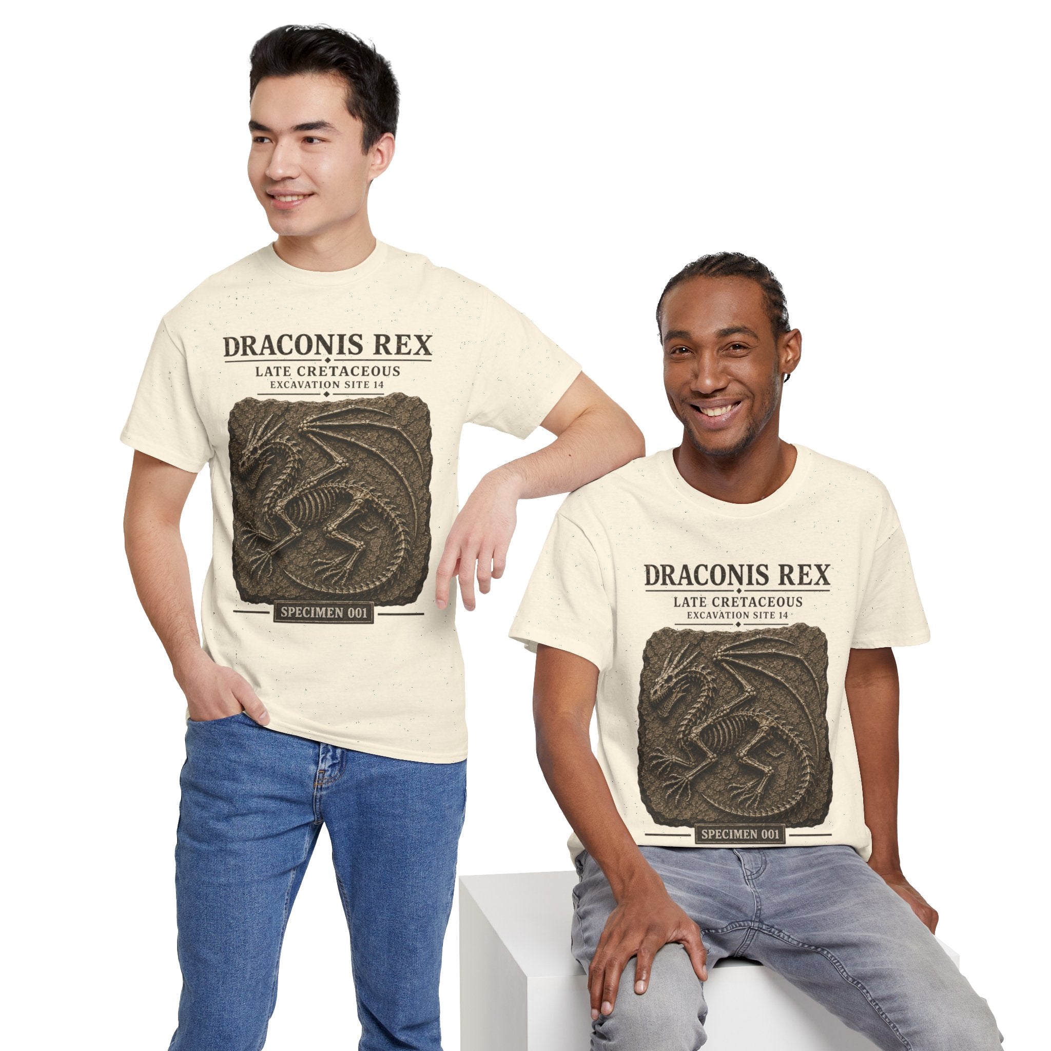 Draconis Rex Fossil T‑Shirt — Mythological Preservation Society Tee