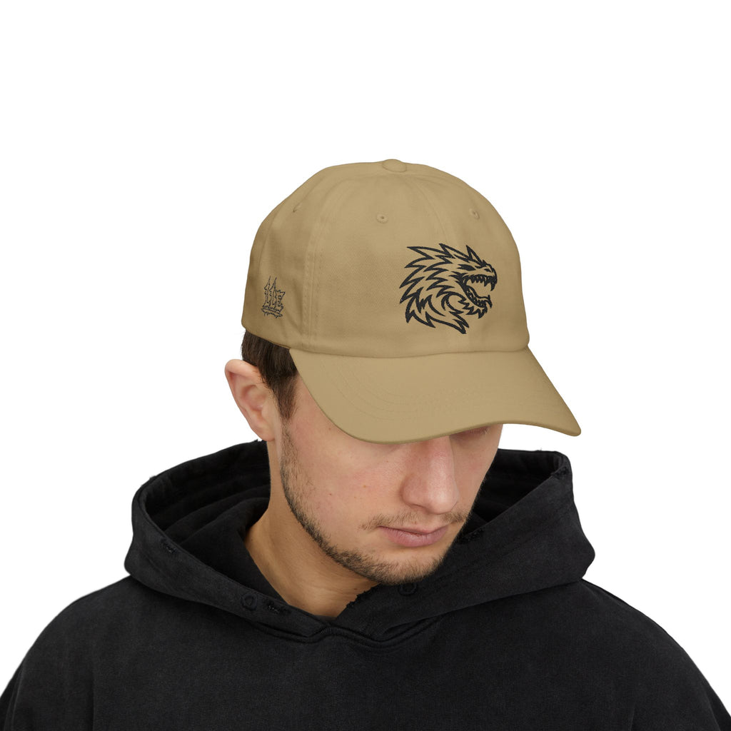Dragon Head Dad Cap — Embroidered Streetwear Baseball Hat