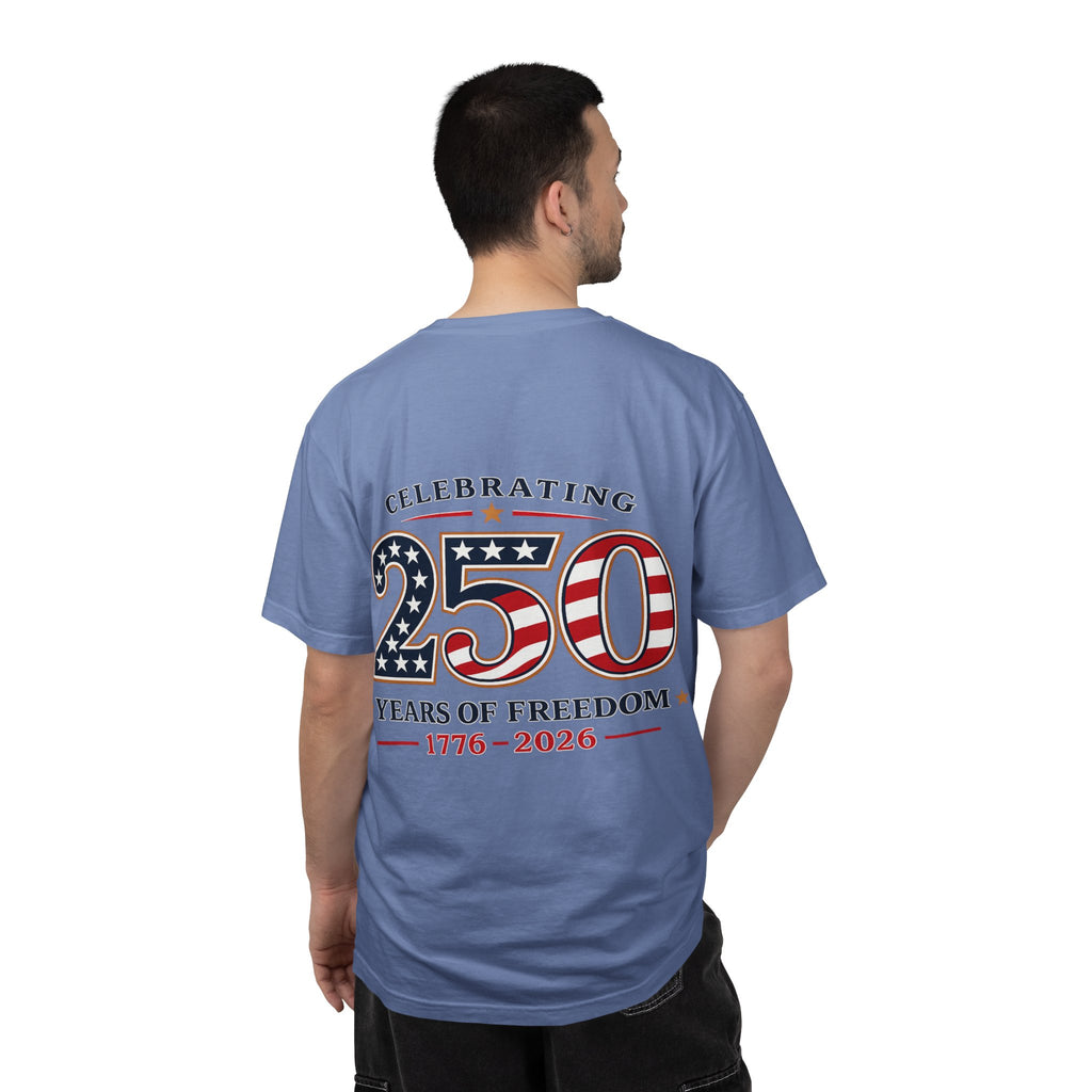 250 Years of Freedom 1776-2026 T-shirt | American Flag Patriotic Tee