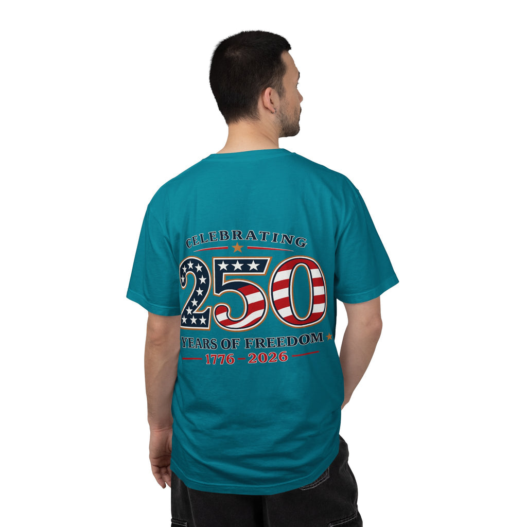 250 Years of Freedom 1776-2026 T-shirt | American Flag Patriotic Tee