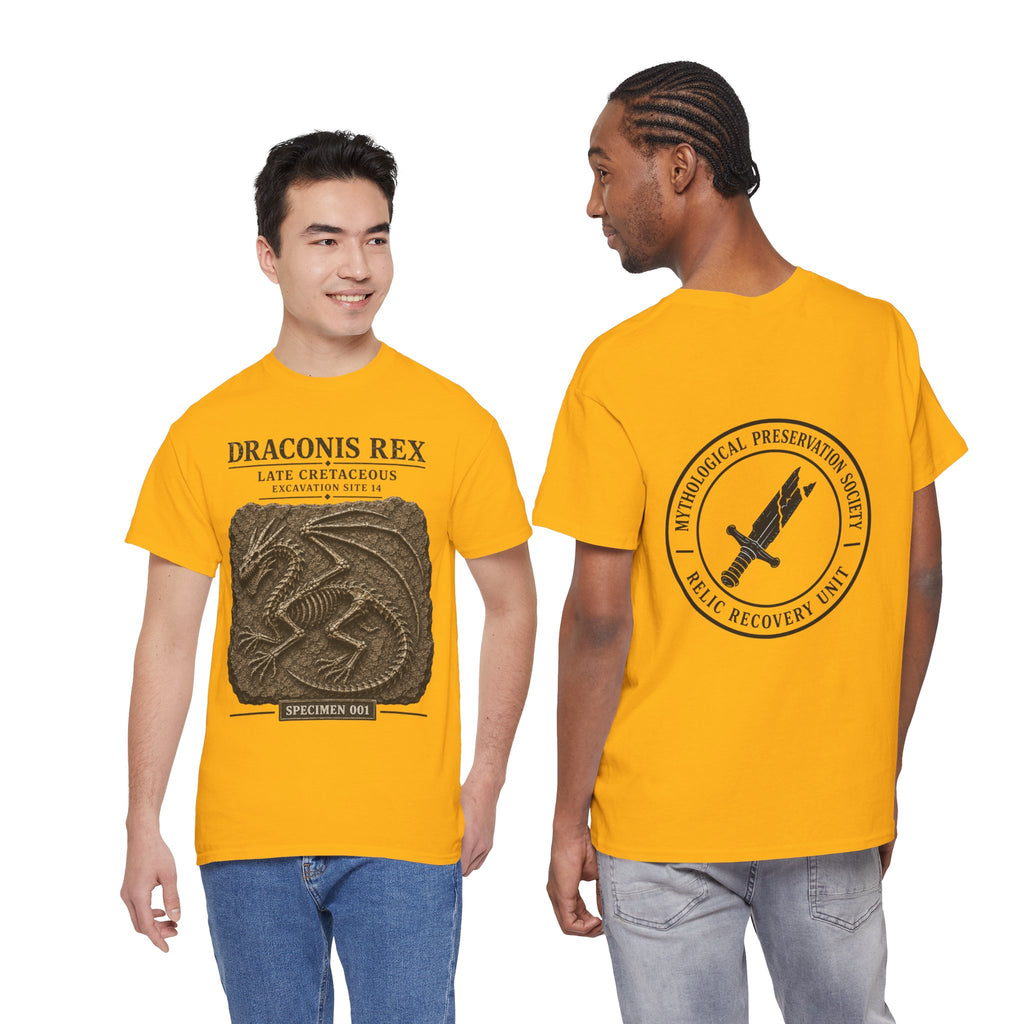 Draconis Rex Fossil T‑Shirt — Mythological Preservation Society Tee
