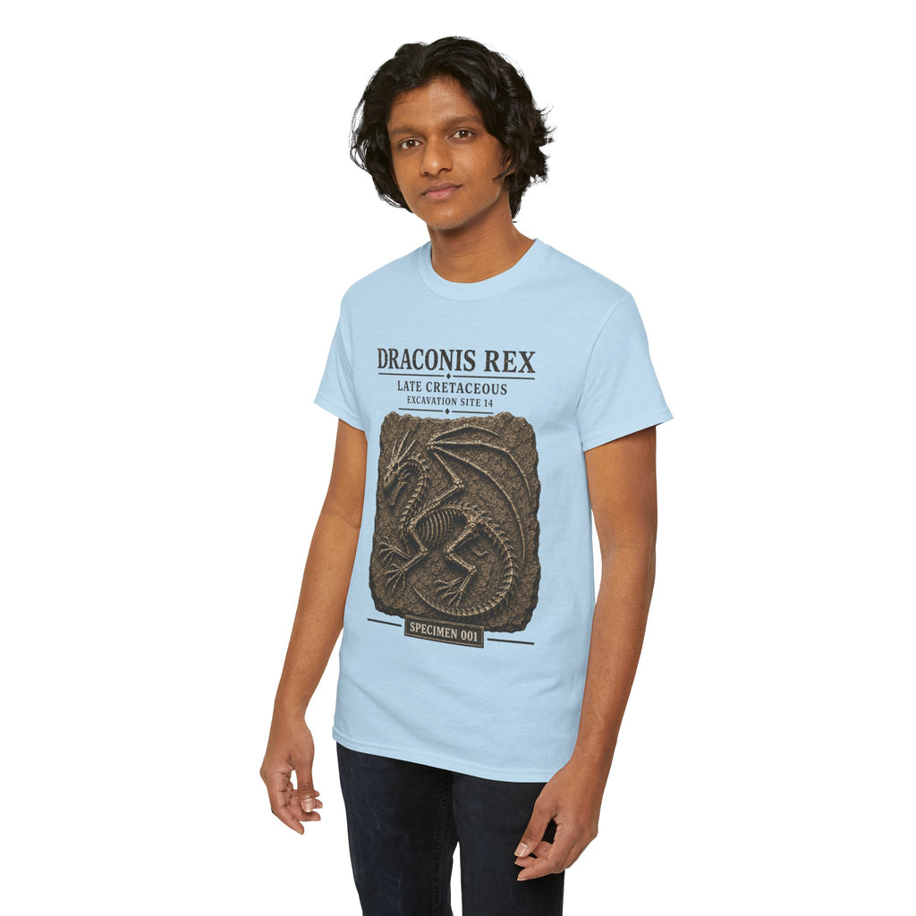 Draconis Rex Fossil T‑Shirt — Mythological Preservation Society Tee