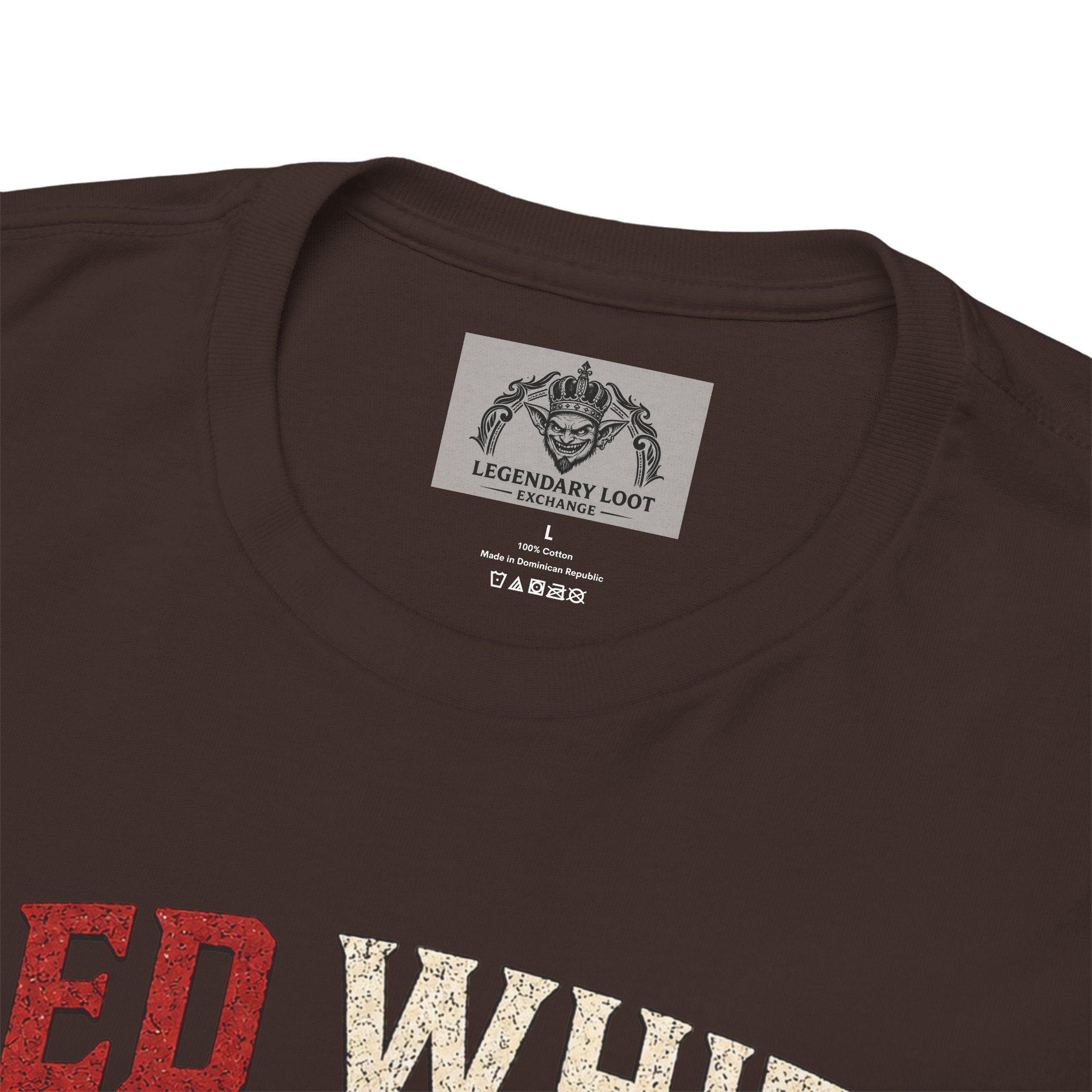 Red White & Loot Goblin Illustration Tee | Patriotic Fourth of July Shirt