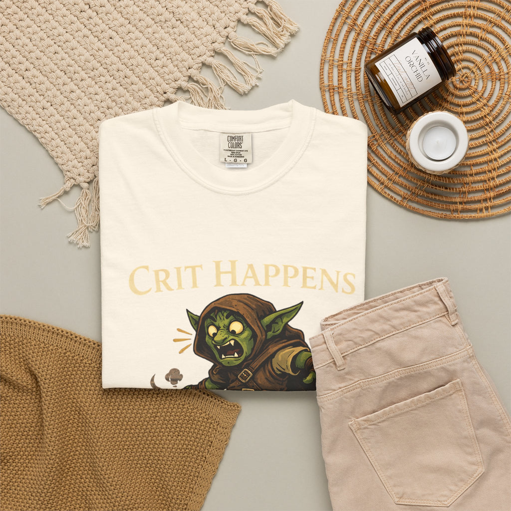 Crit Happens Goblin RPG T-Shirt
