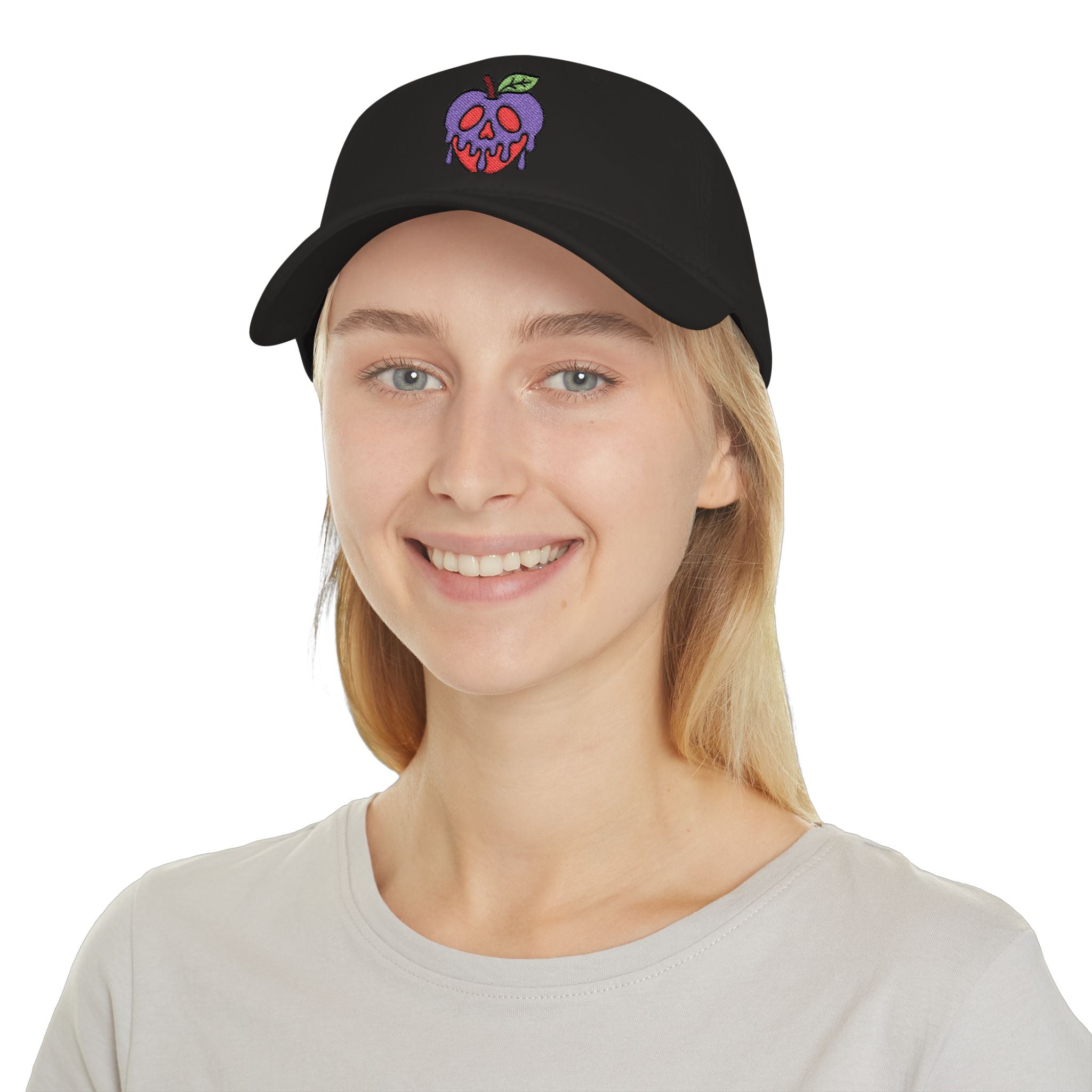 Dripping Poison Apple Cap — Embroidered Low Profile Baseball Hat