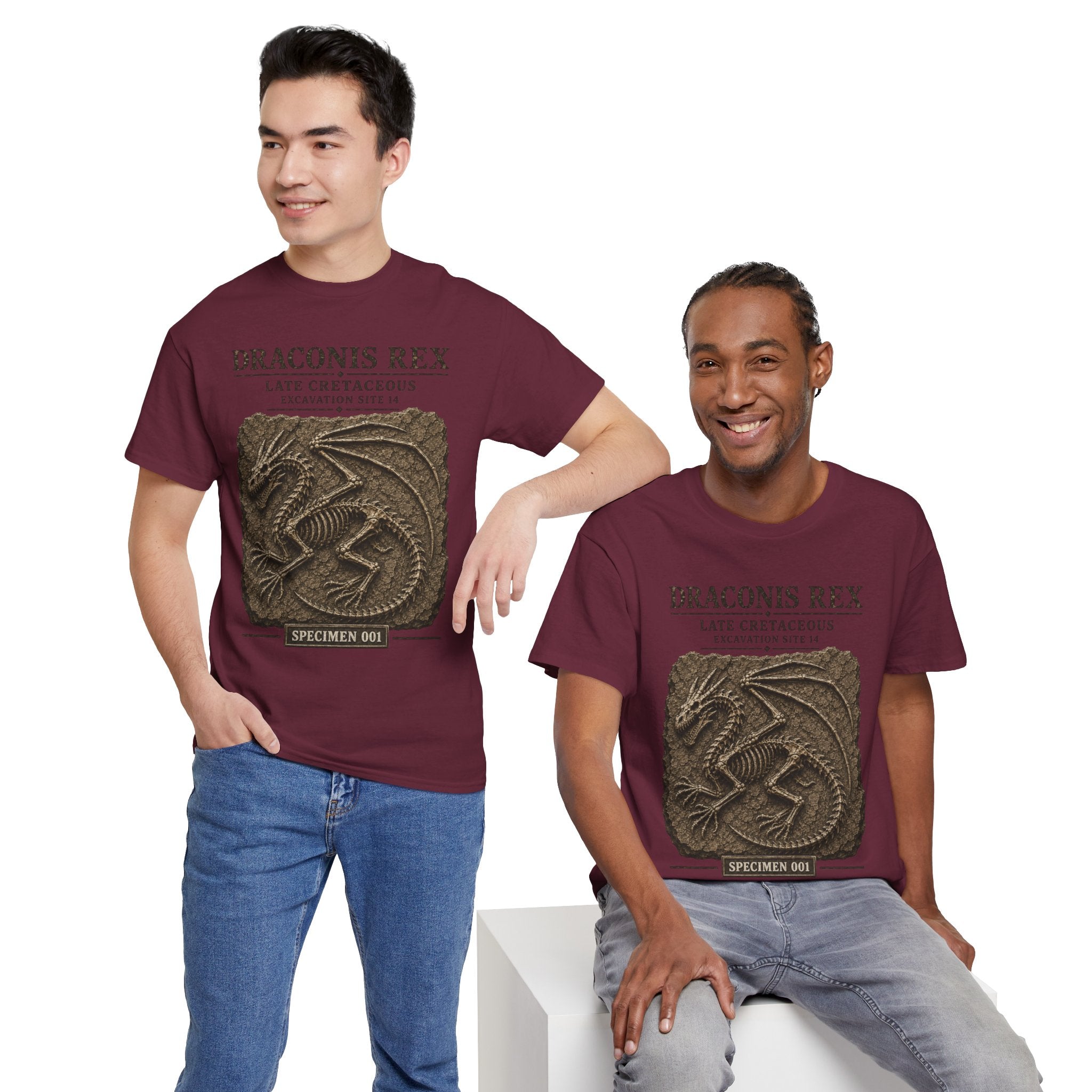 Draconis Rex Fossil T‑Shirt — Mythological Preservation Society Tee