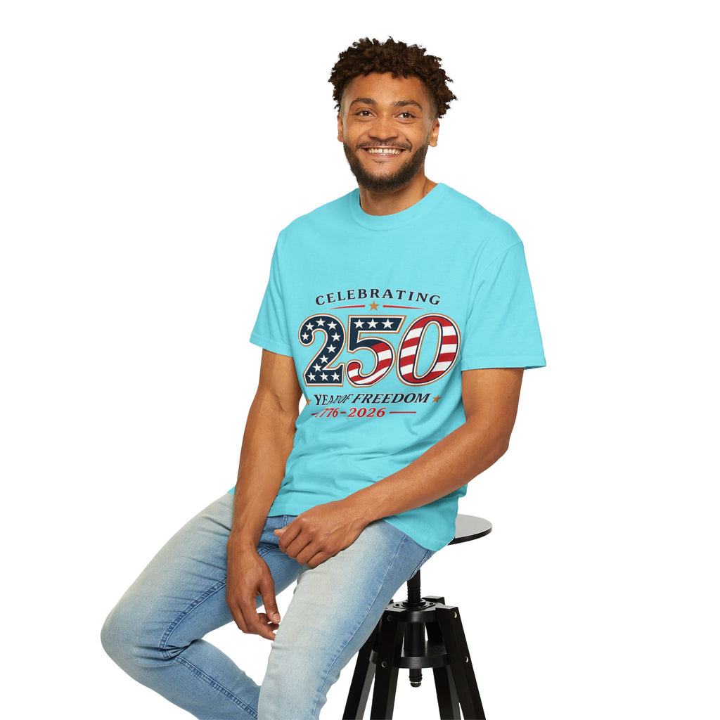 250 Years of Freedom 1776-2026 T-shirt | American Flag Patriotic Tee