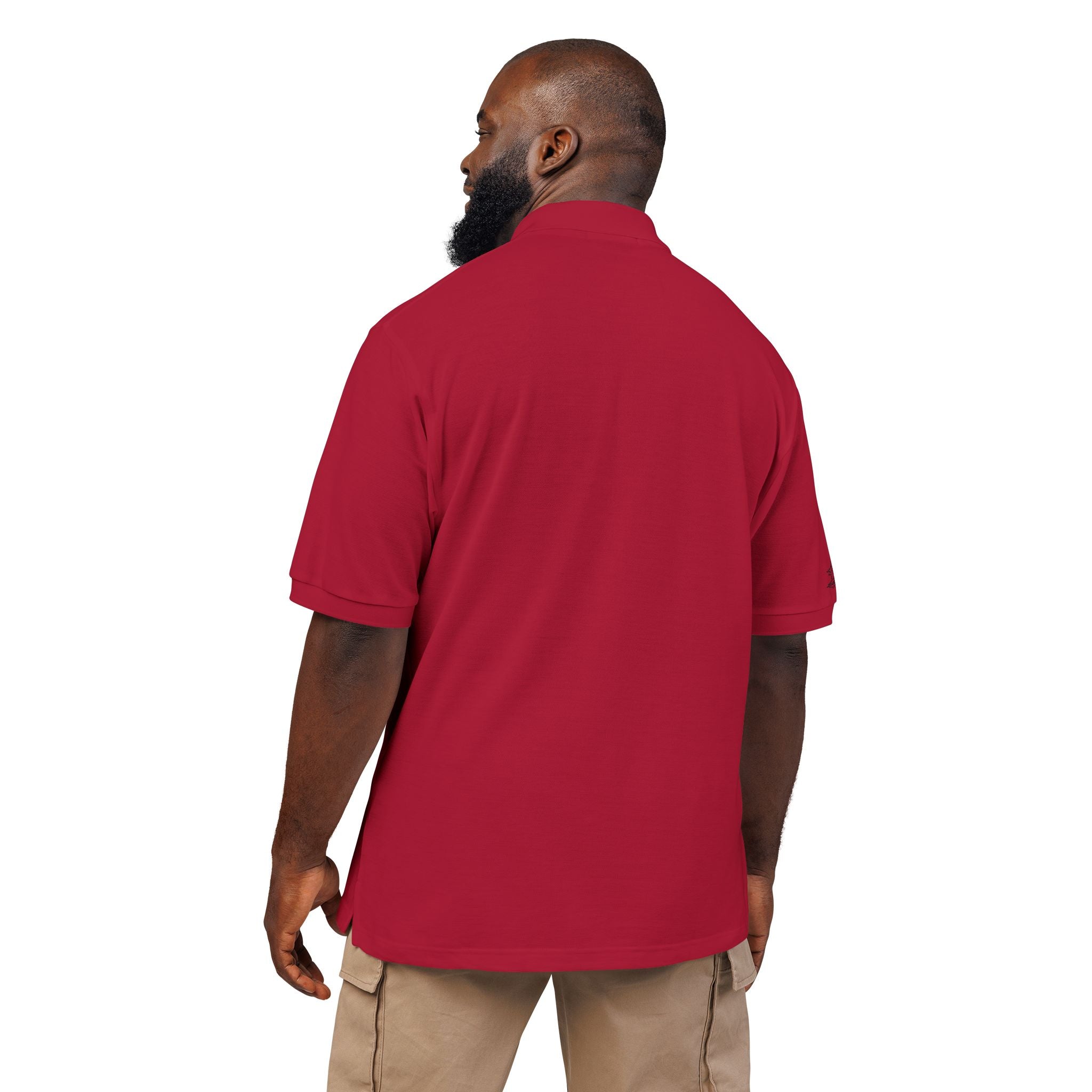 Embroidered Dragon Crest Polo Shirt — Men's Casual Golf & Workwear