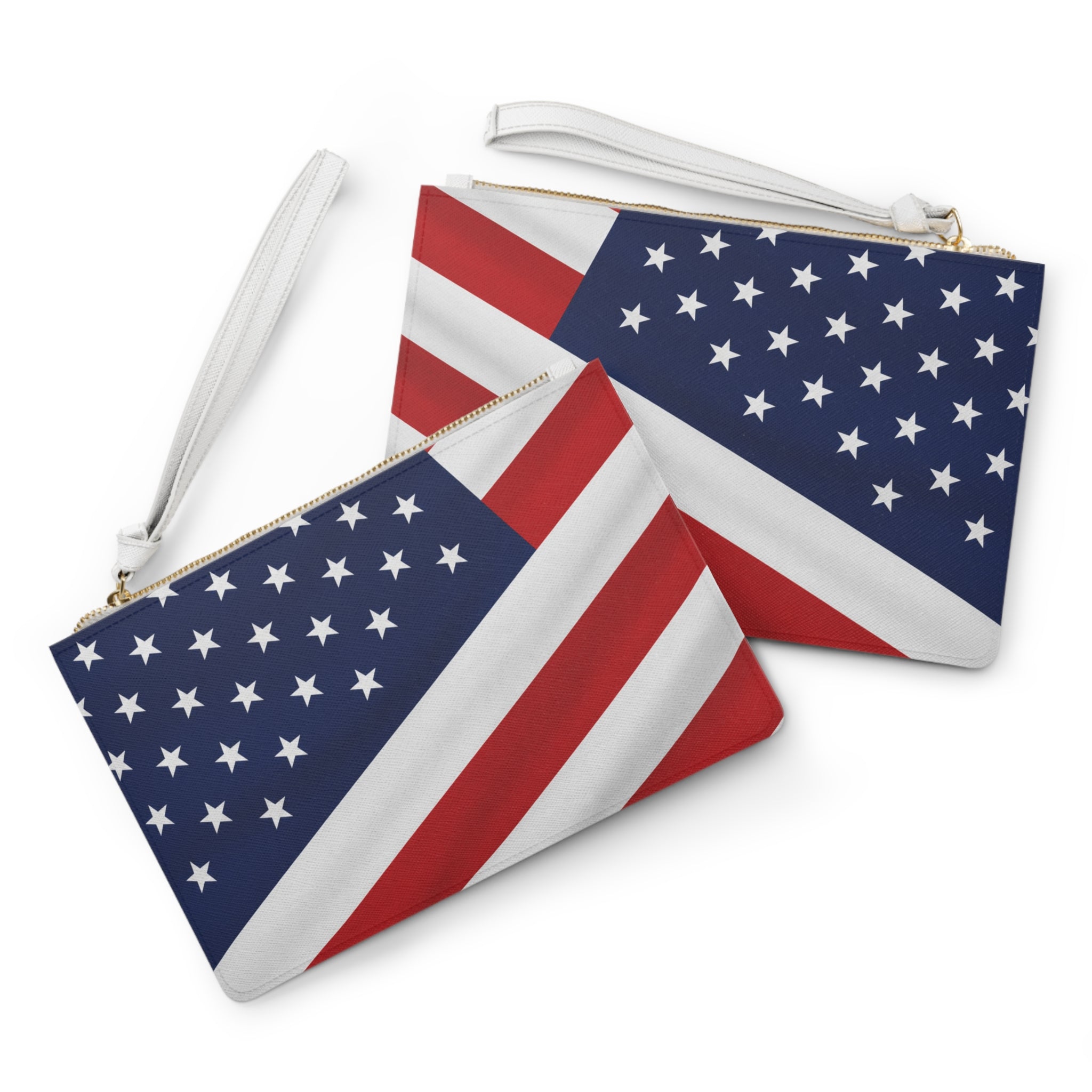 American Flag Clutch — Patriotic Wristlet Purse for 4th of July & Veterans Day