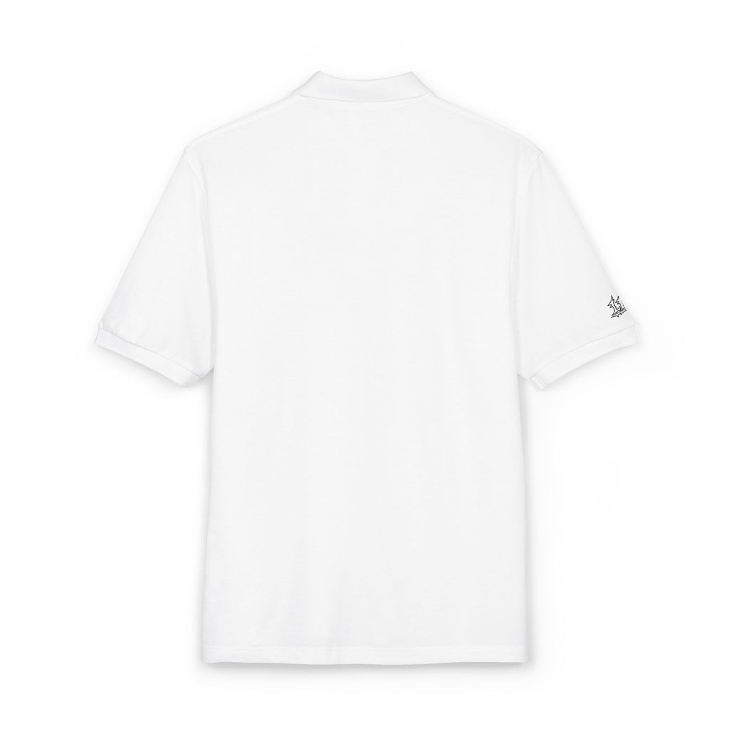 Embroidered Dragon Crest Polo Shirt — Men's Casual Golf & Workwear