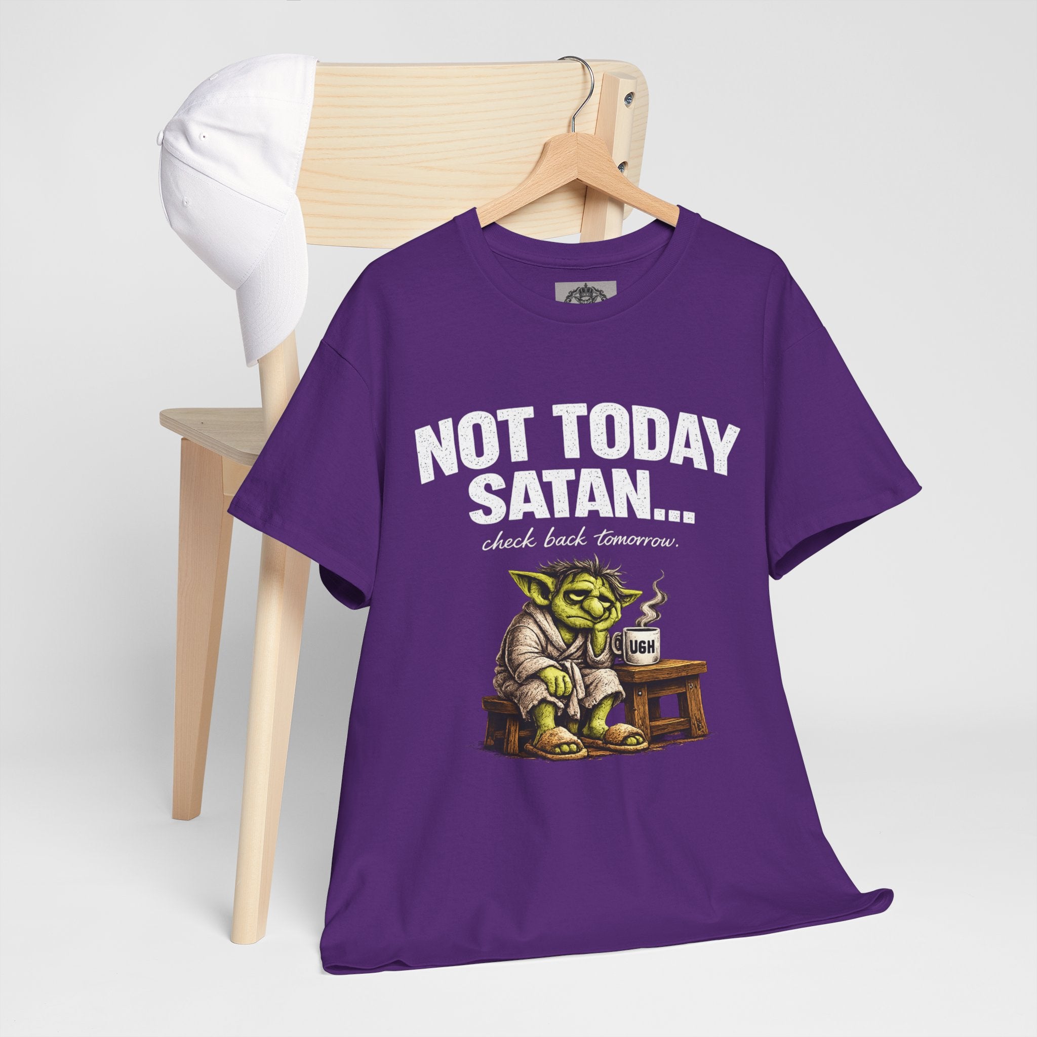 Not Today Satan Goblin Tee | Funny T-Shirt