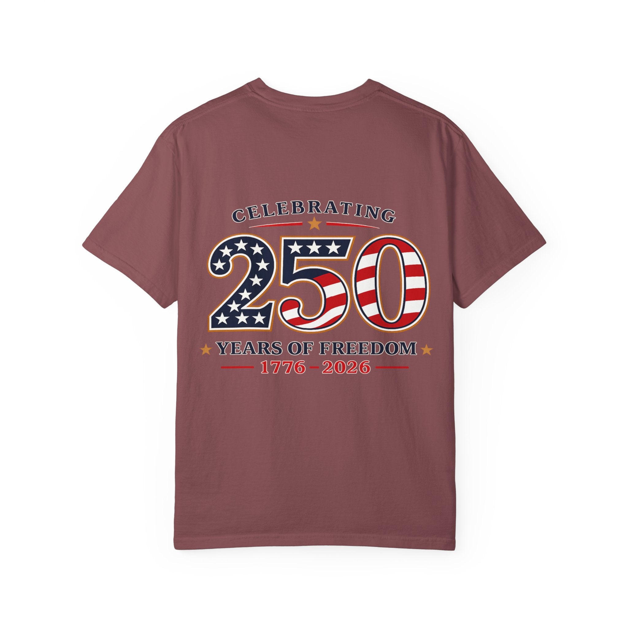 250 Years of Freedom 1776-2026 T-shirt | American Flag Patriotic Tee