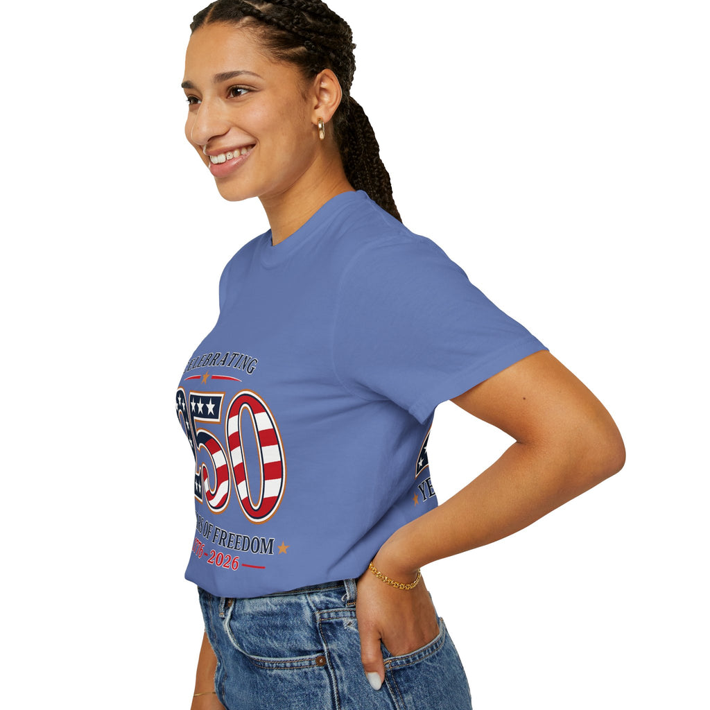250 Years of Freedom 1776-2026 T-shirt | American Flag Patriotic Tee