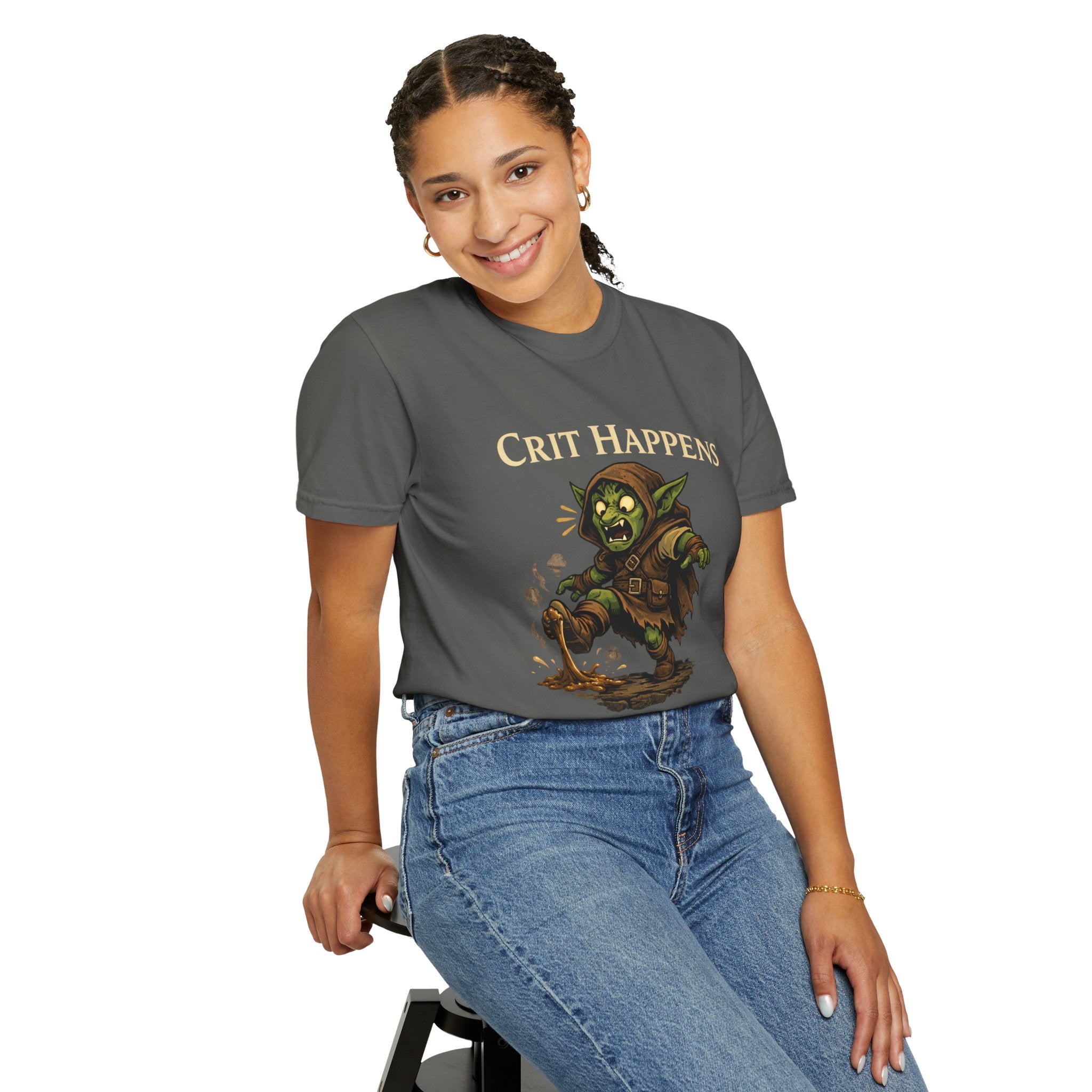 Crit Happens Goblin RPG T-Shirt