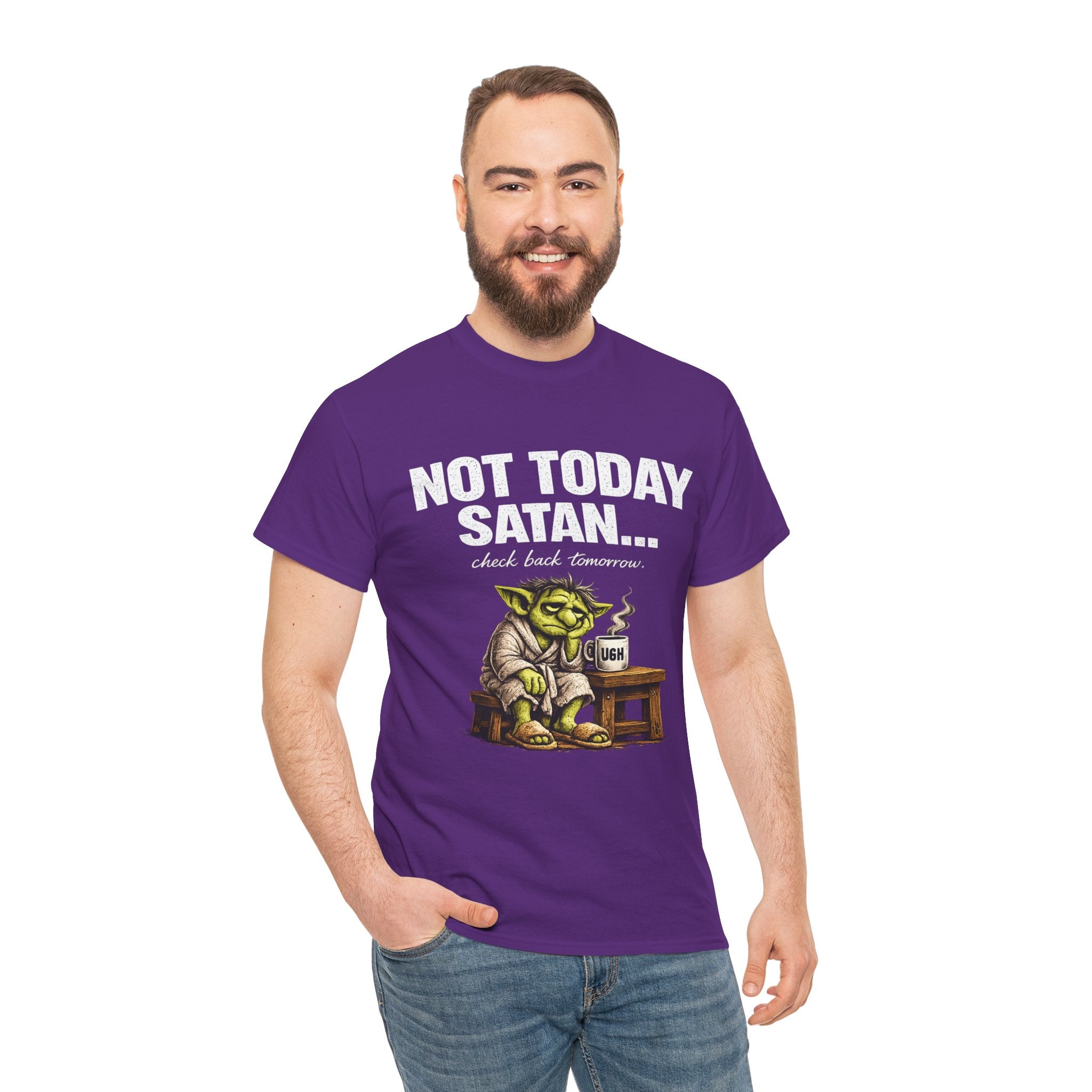 Not Today Satan Goblin Tee | Funny T-Shirt